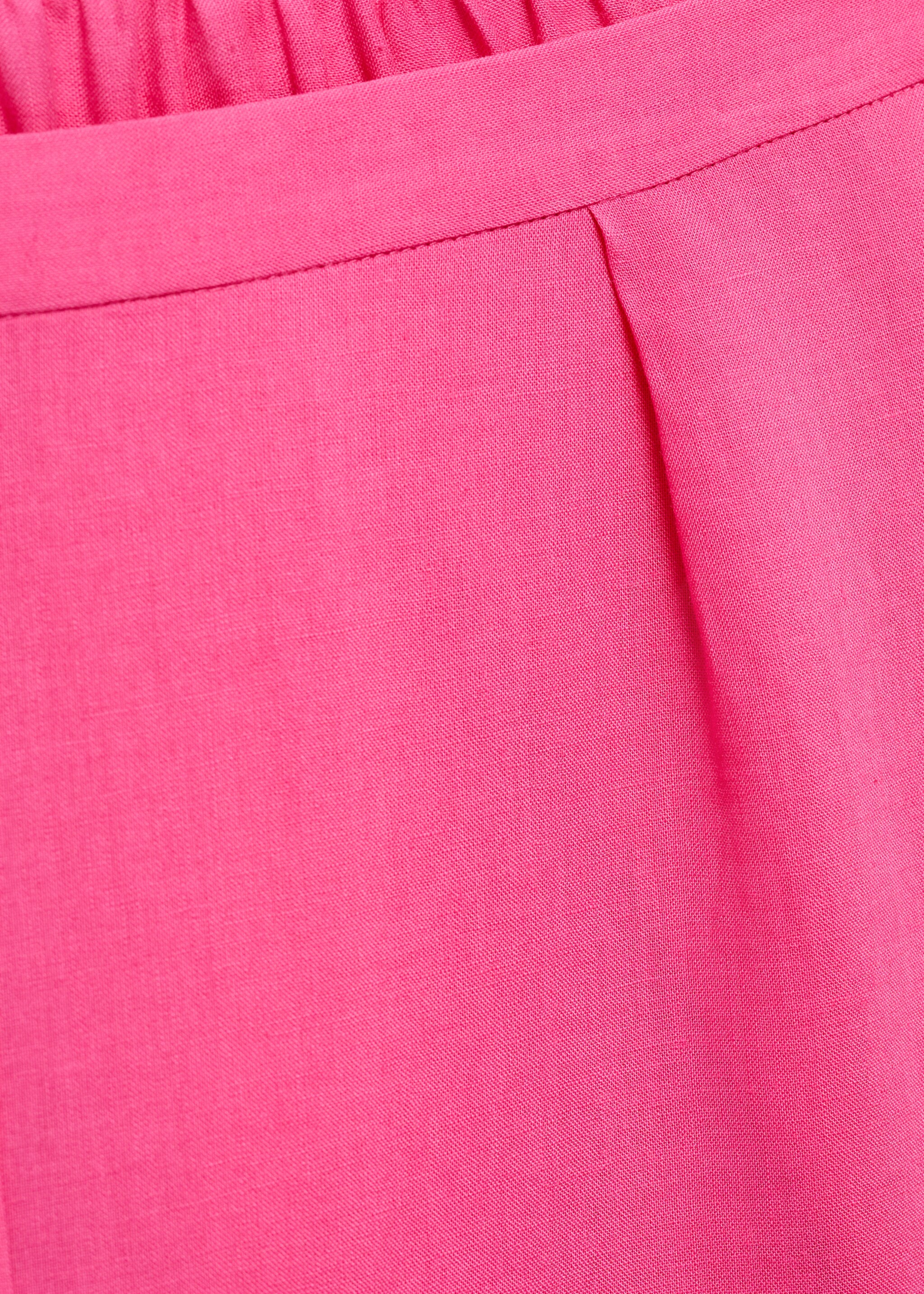 Straight-fit lyocell trousers - Details of the article 8