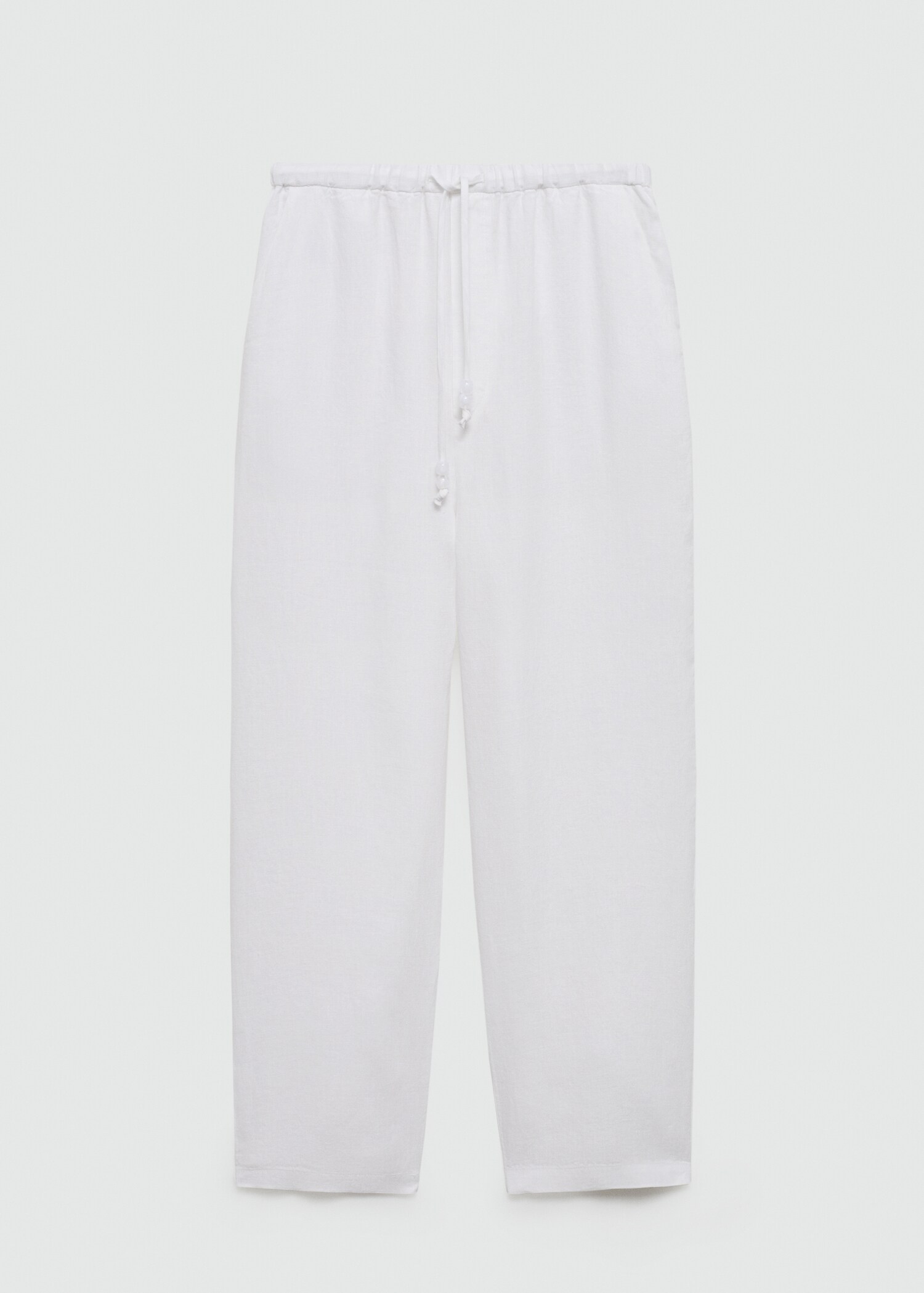 Linen jogger trousers - Article without model