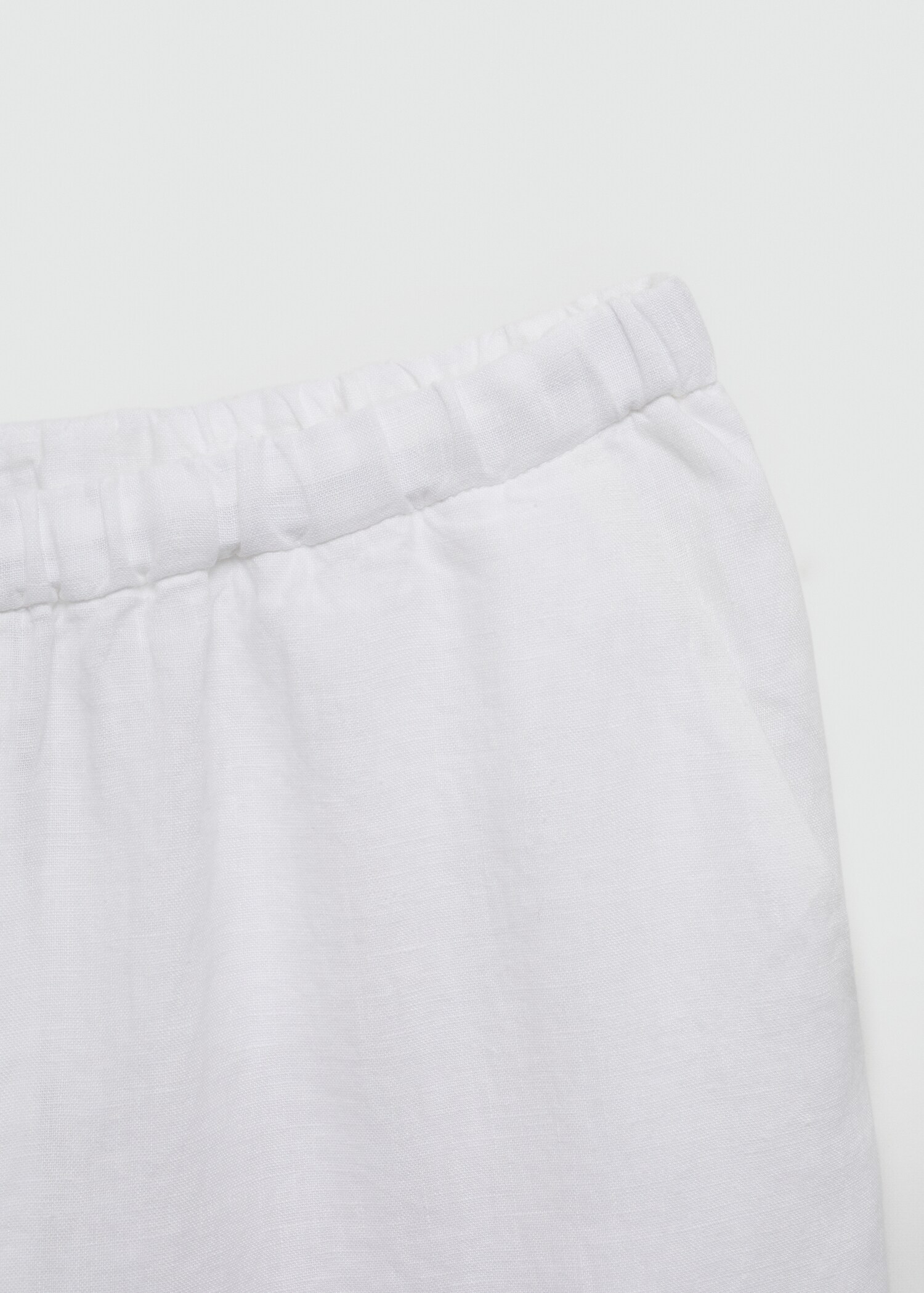 Linen jogger trousers - Details of the article 0