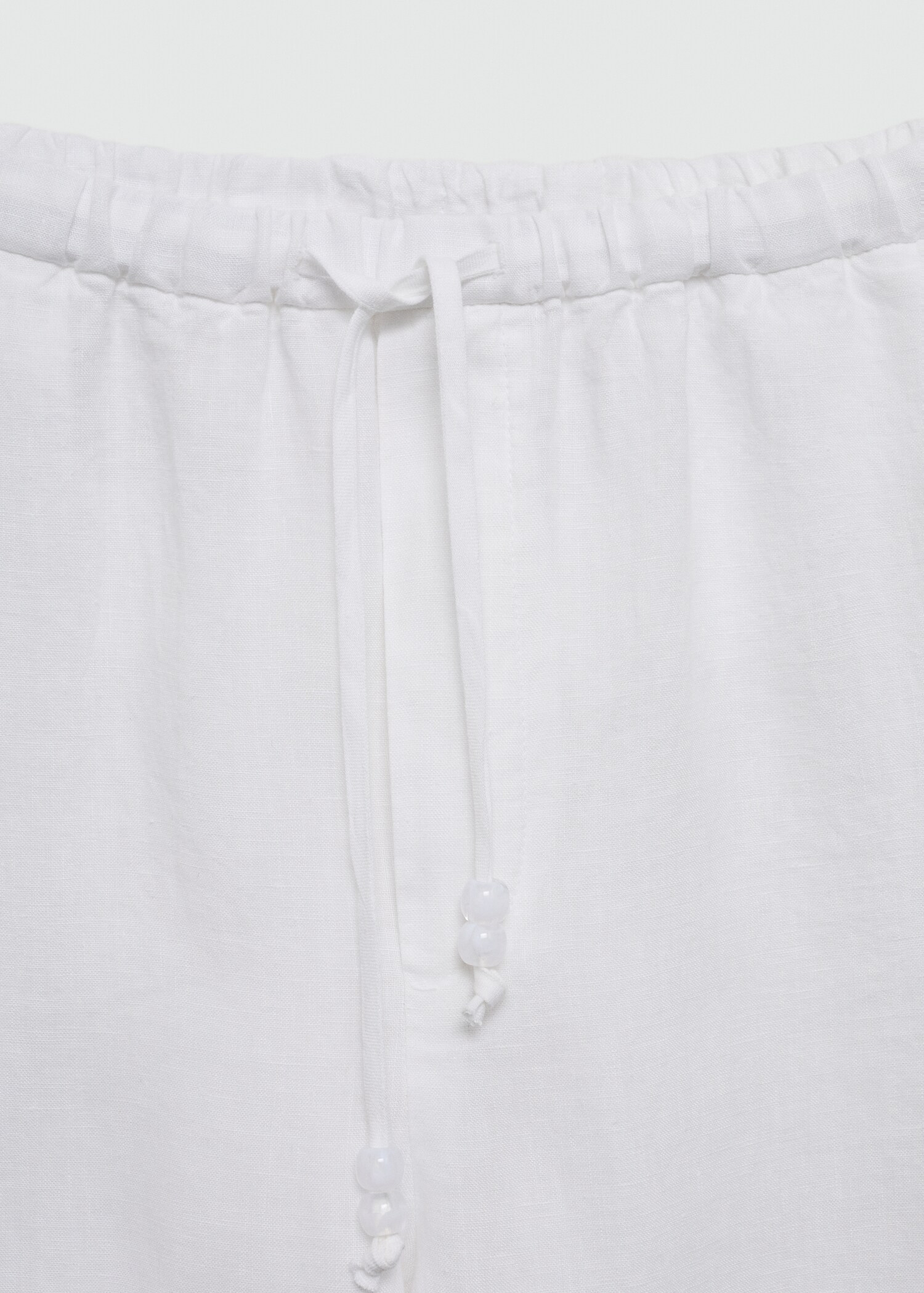 Linen jogger trousers - Details of the article 8