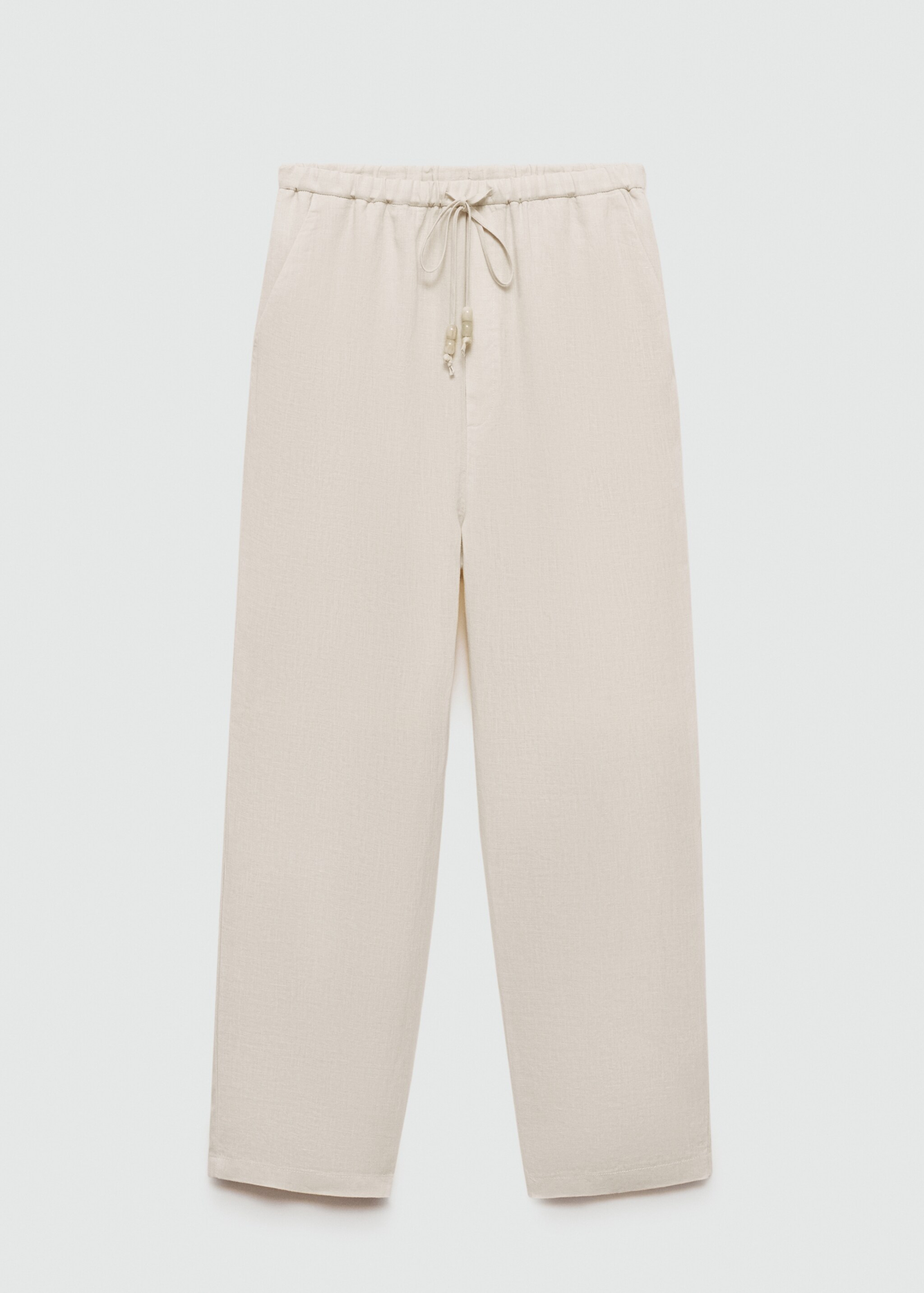 Linen jogger trousers - Article without model