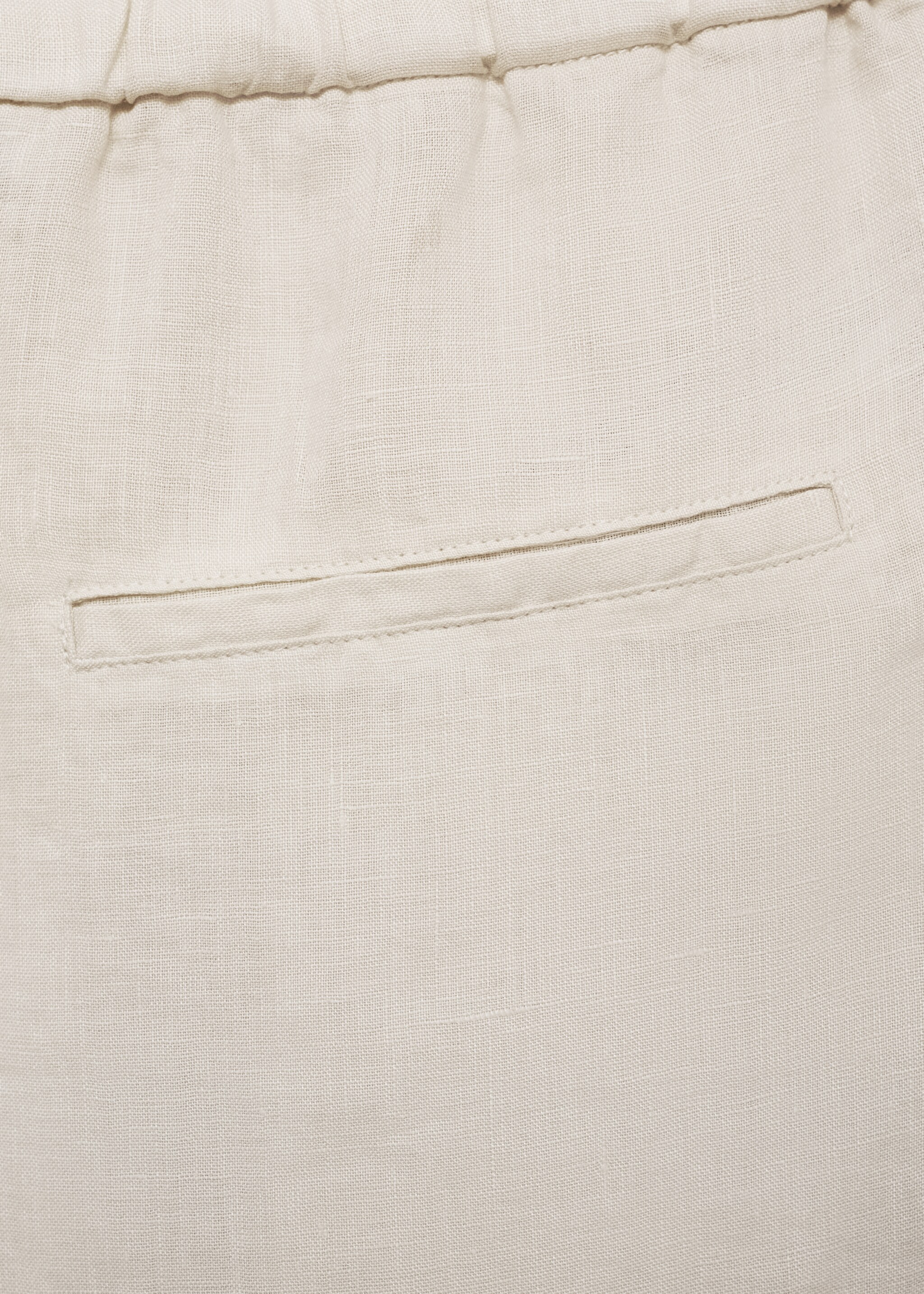 Linen jogger trousers - Details of the article 0