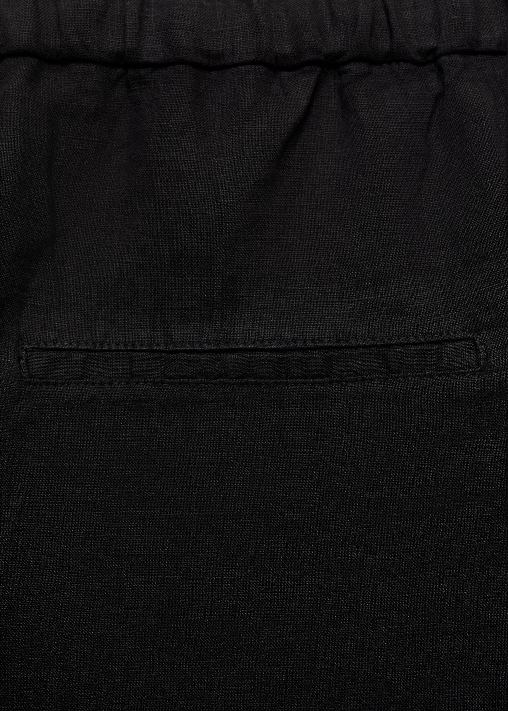 Pantalon jogging lin - Détail de l'article 0, Noir. Ref: 77050332-00.