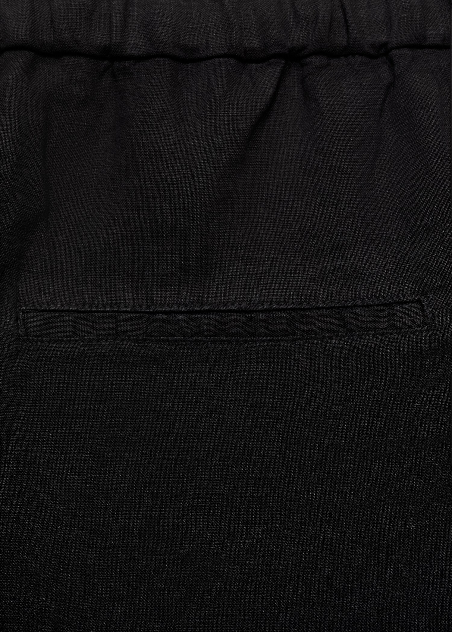 Linen jogger trousers - Details of the article 0