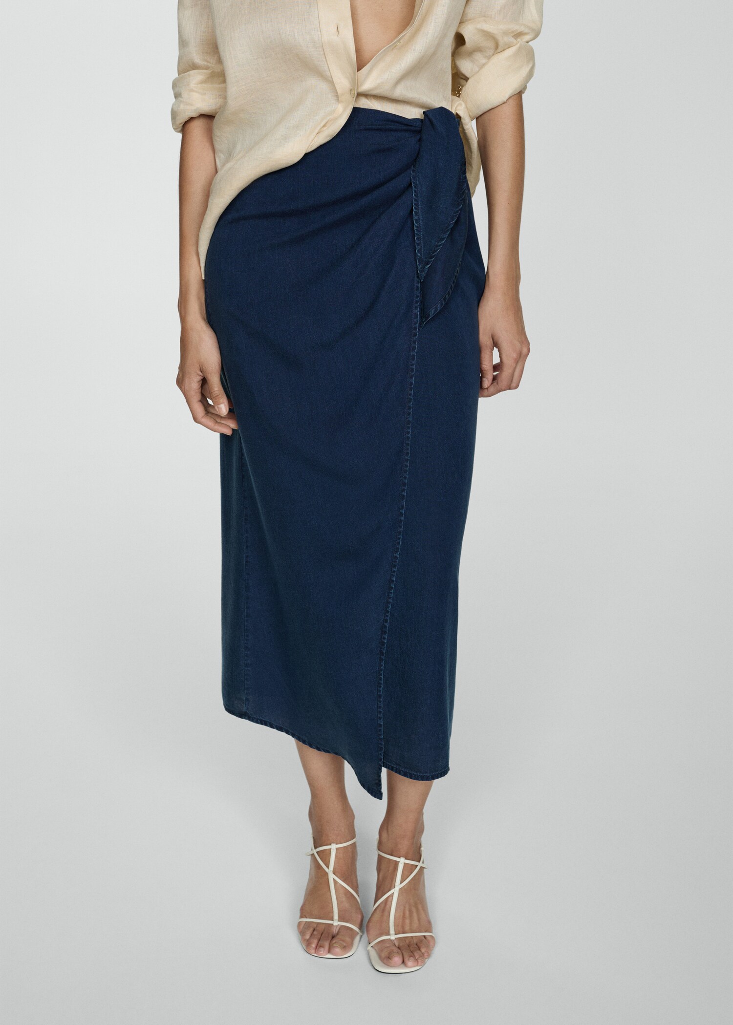 Lyocell sarong skirt - Medium plane