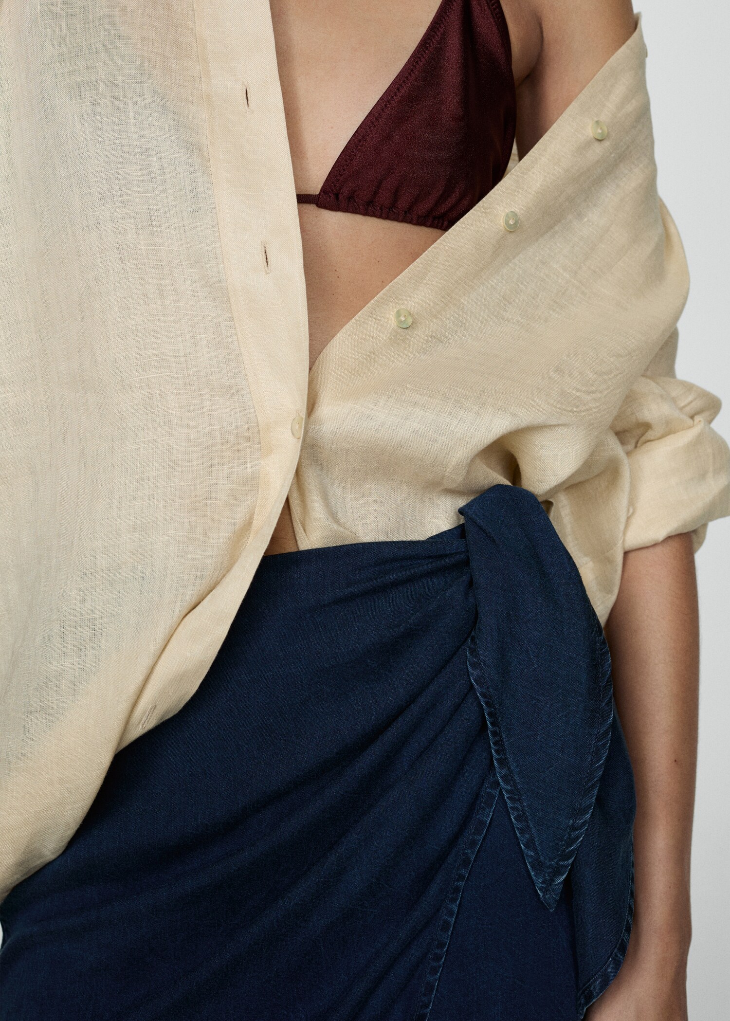Lyocell sarong skirt - Details of the article 6
