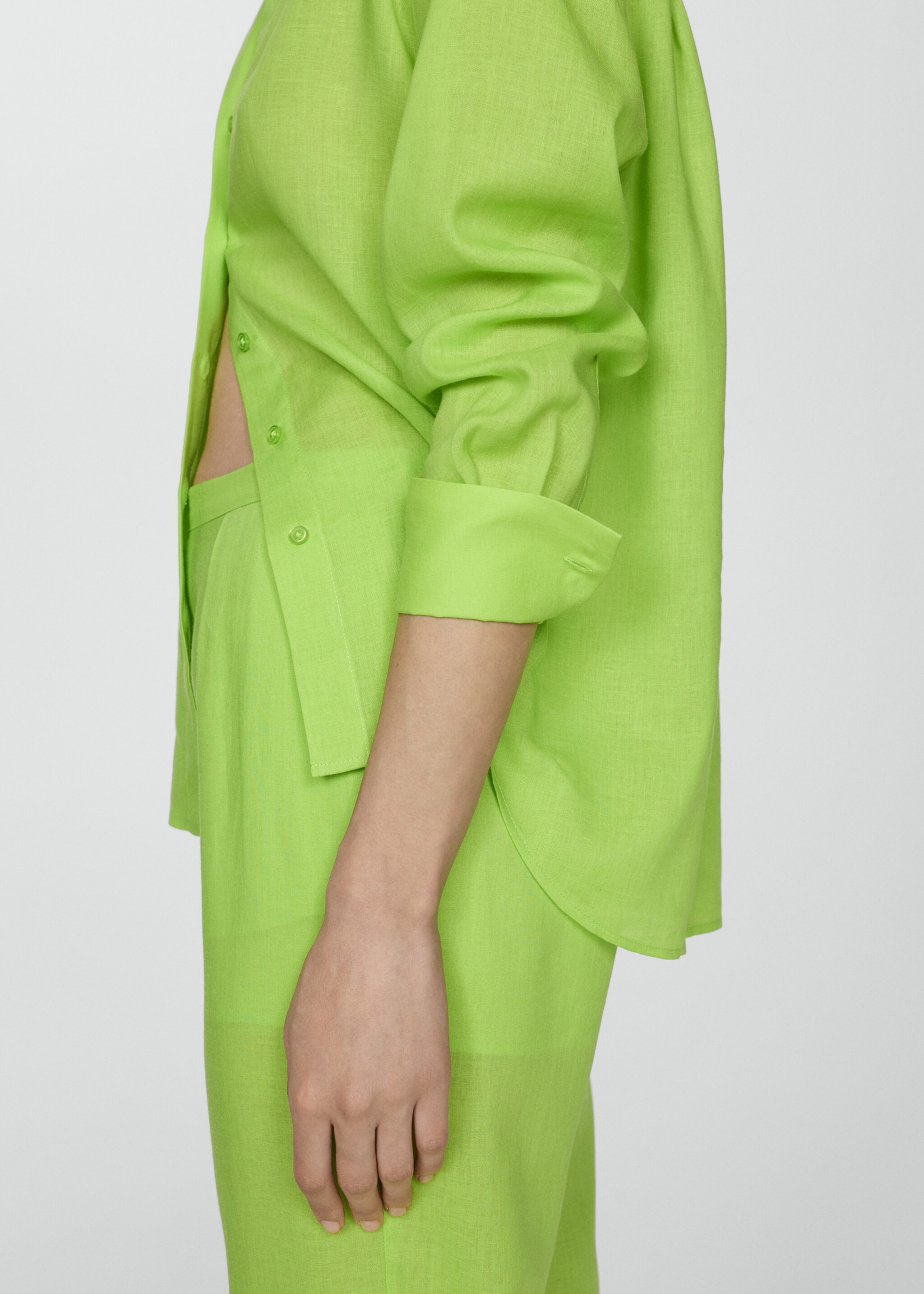Long-sleeved lyocell shirt - Details of the article 6