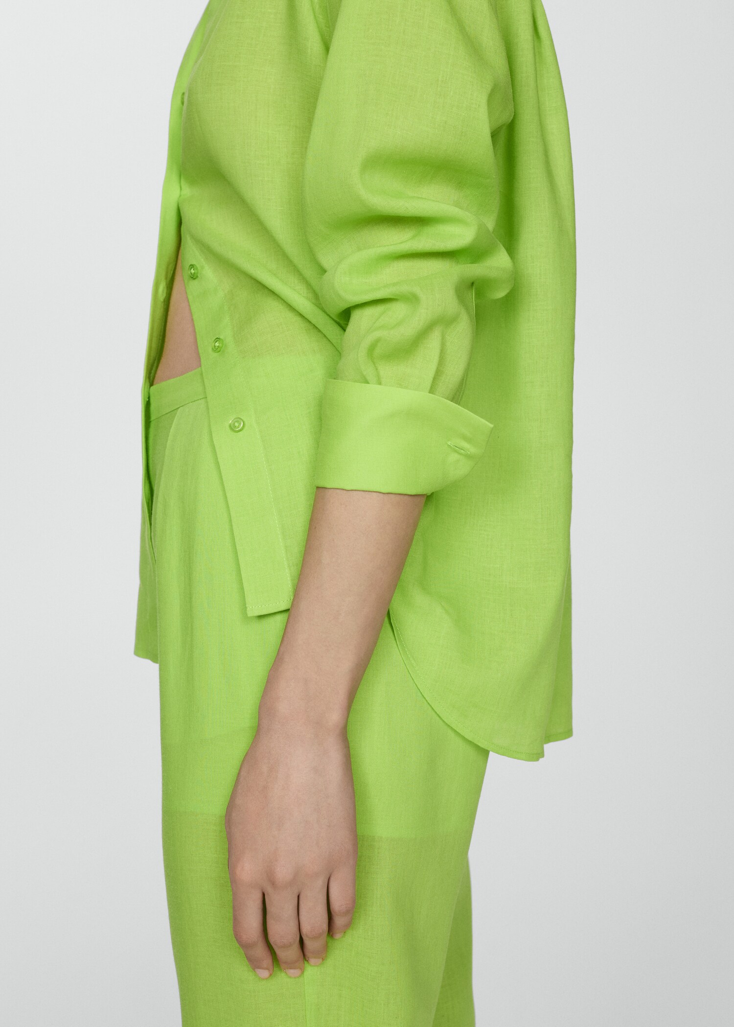 Long-sleeved lyocell shirt - Details of the article 6