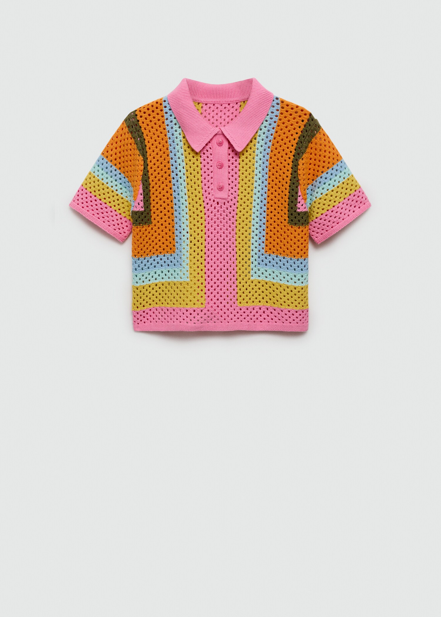 Polo crochet manga corta - Artículo sin modelo