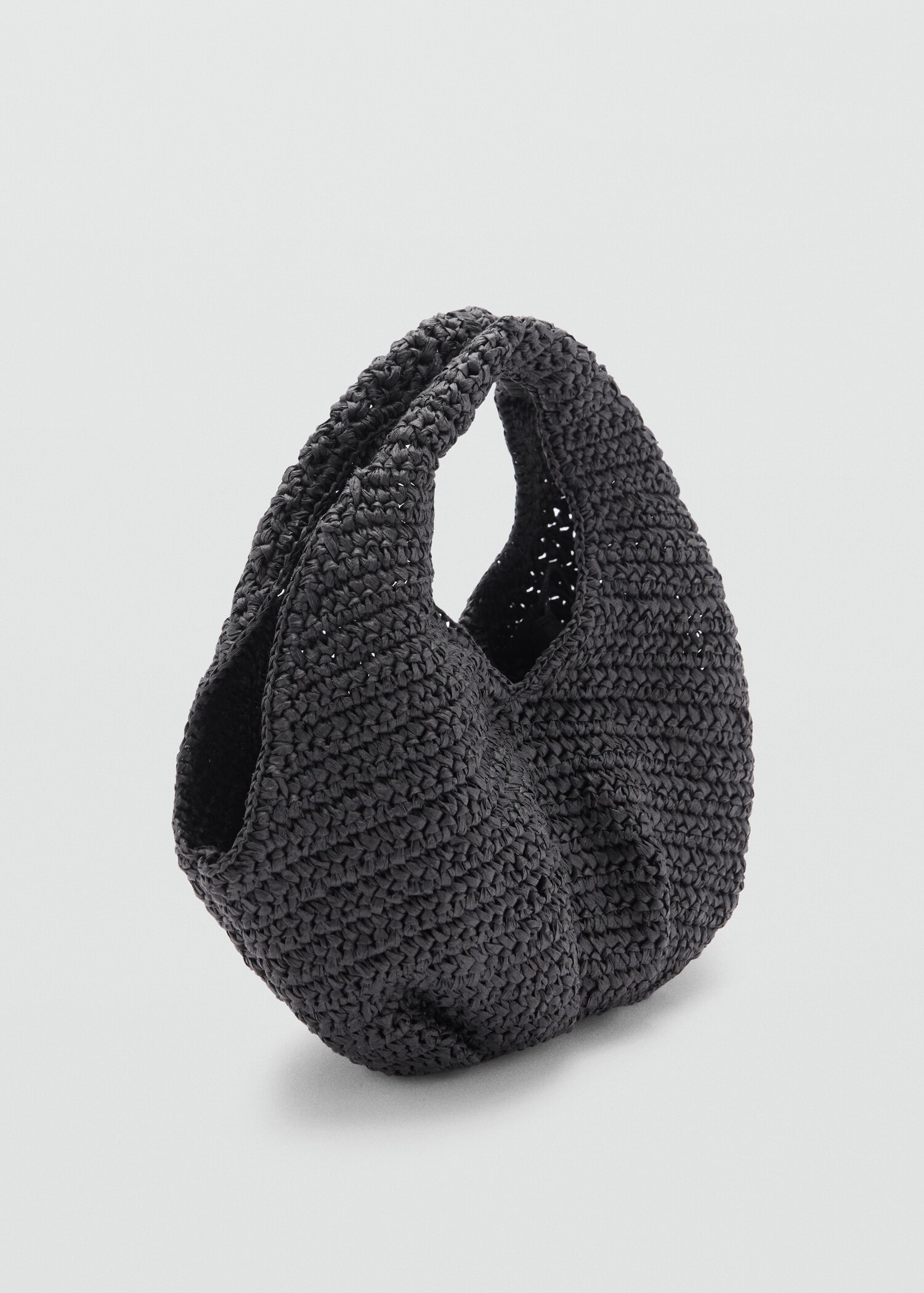 Handtasche aus Naturfaser - Mittlere Ansicht