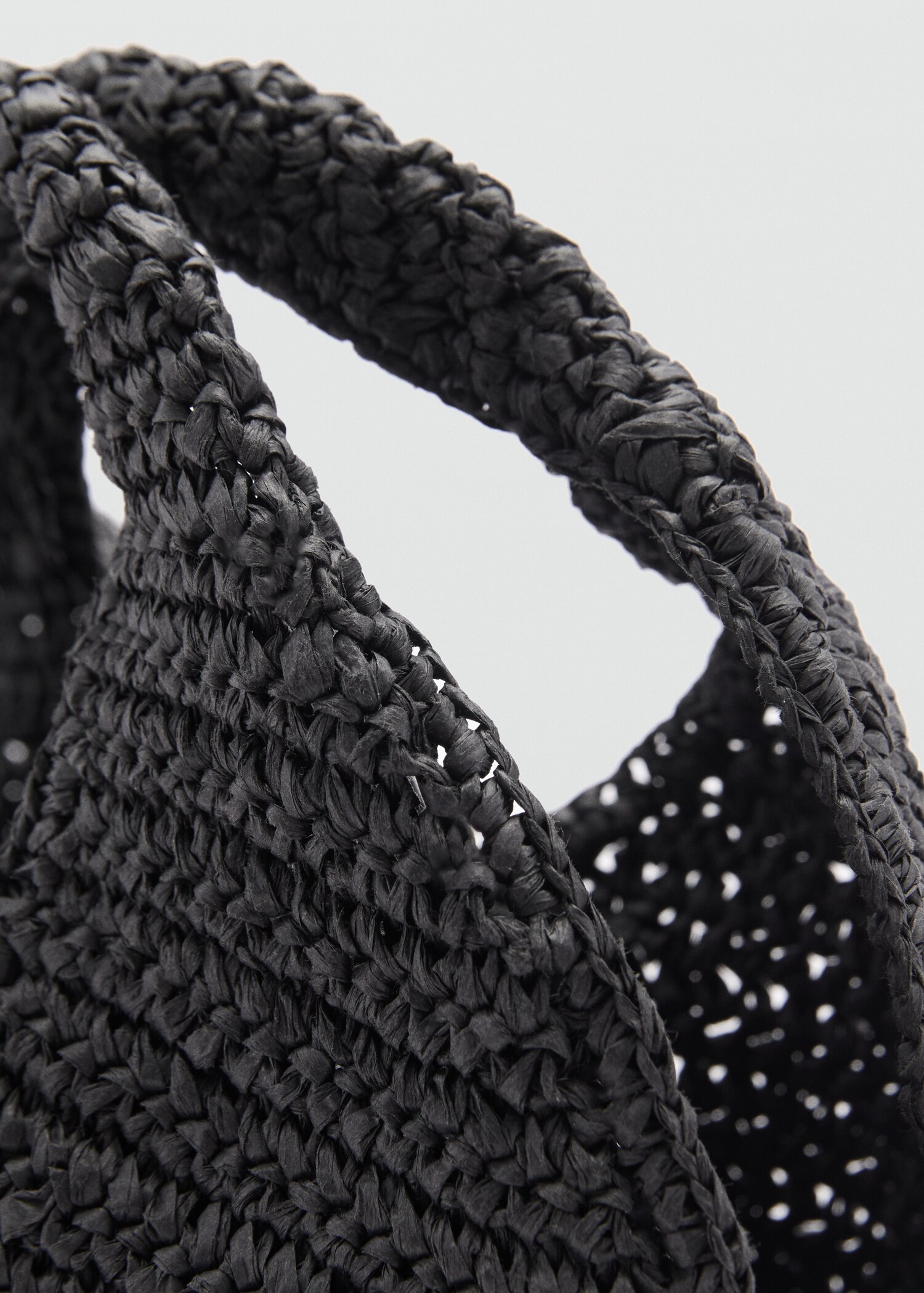 Handtasche aus Naturfaser - Detail des Artikels 2