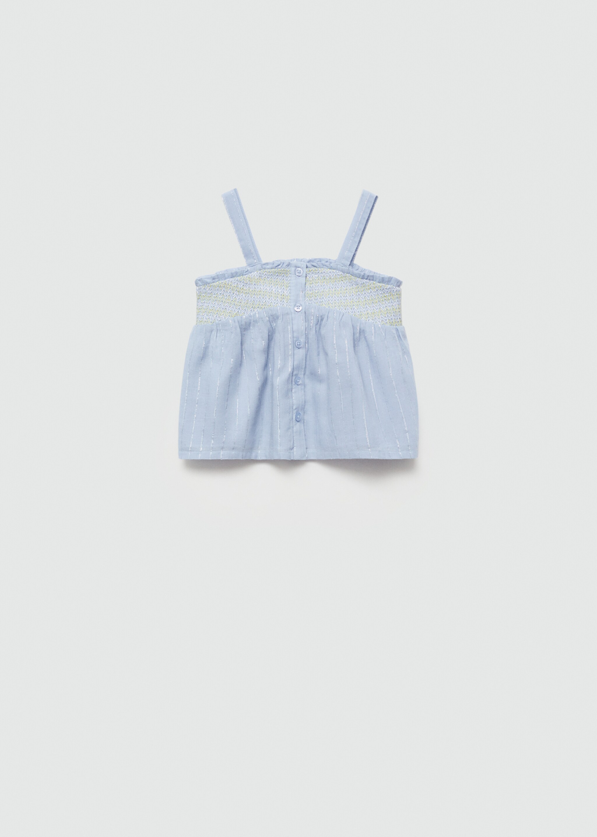 Baumwollbluse mit Stickereien - Artikel ohne Model