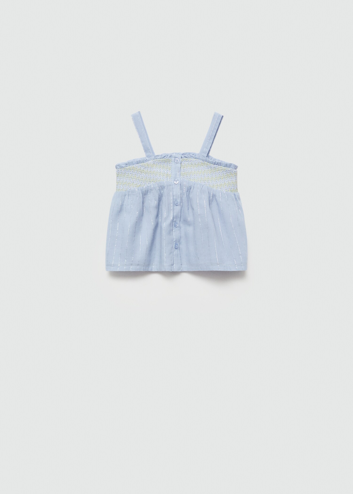 Baumwollbluse mit Stickereien - Artikel ohne Model