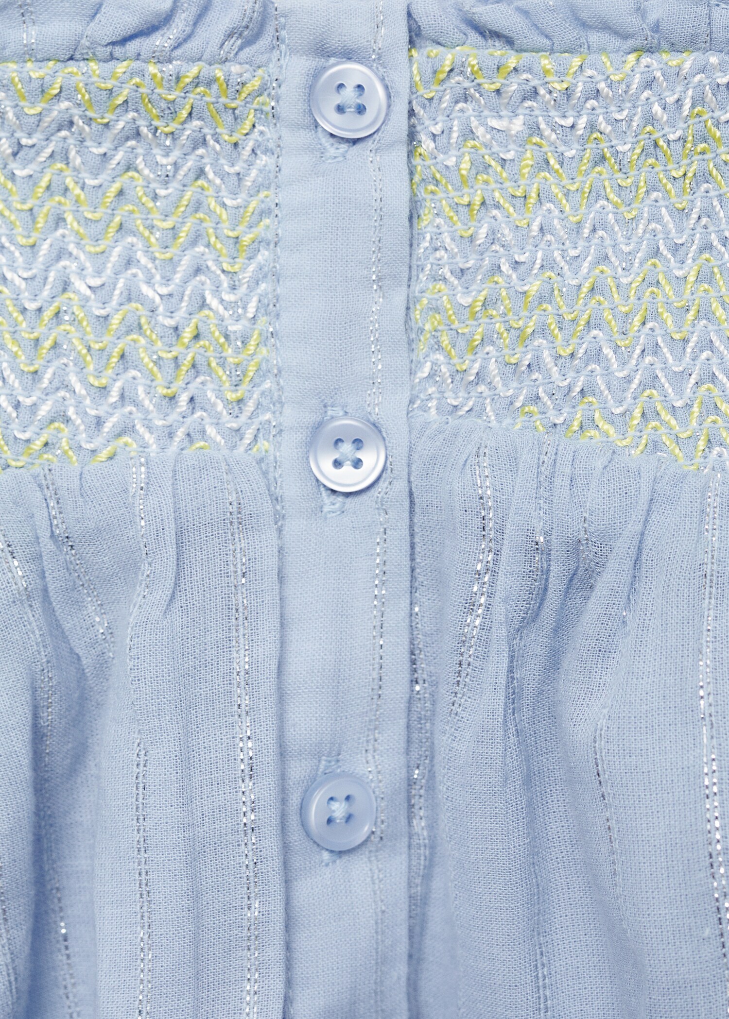 Baumwollbluse mit Stickereien - Detail des Artikels 8