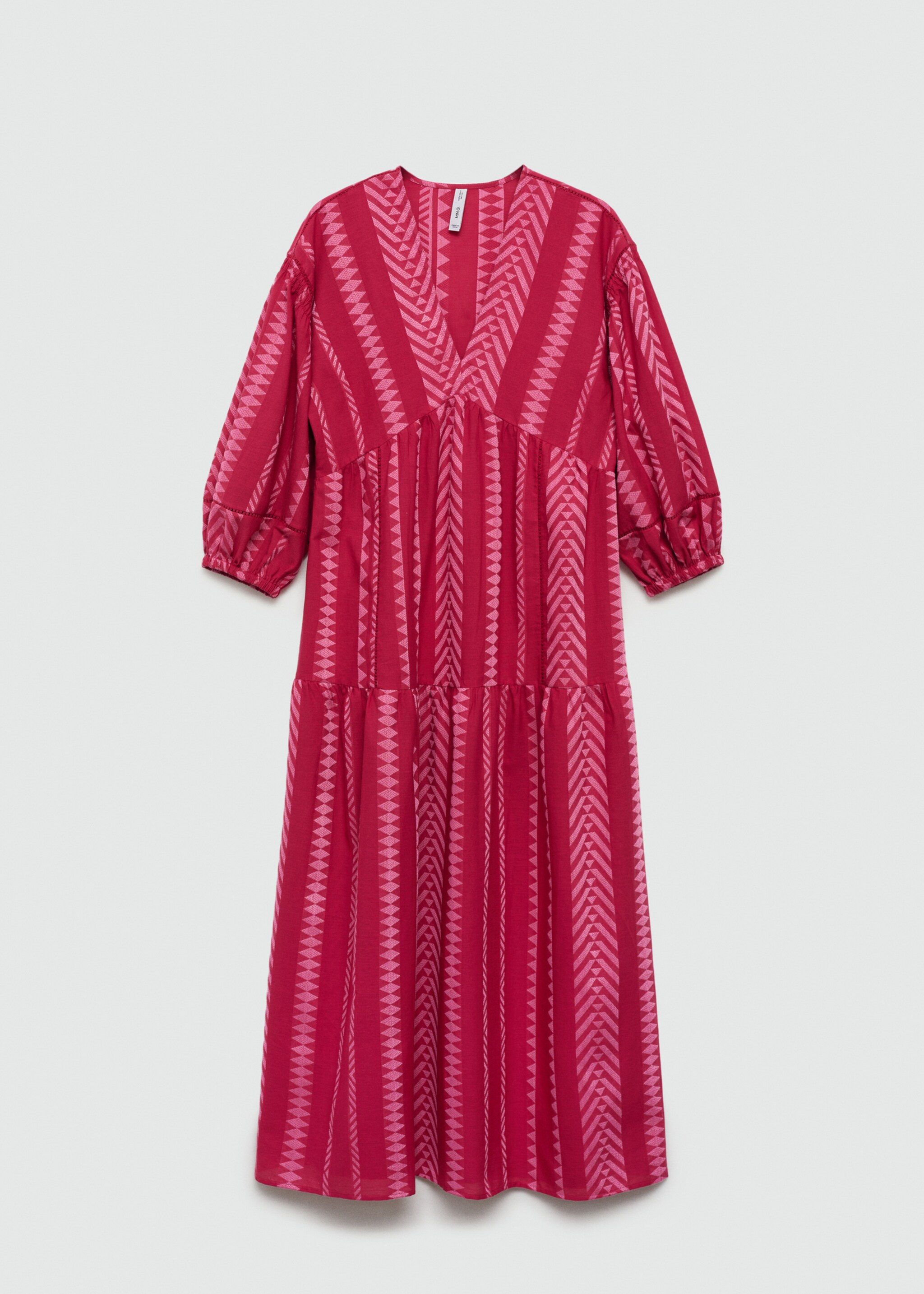 Robe midi en imprimé géométrique - Article sans modèle