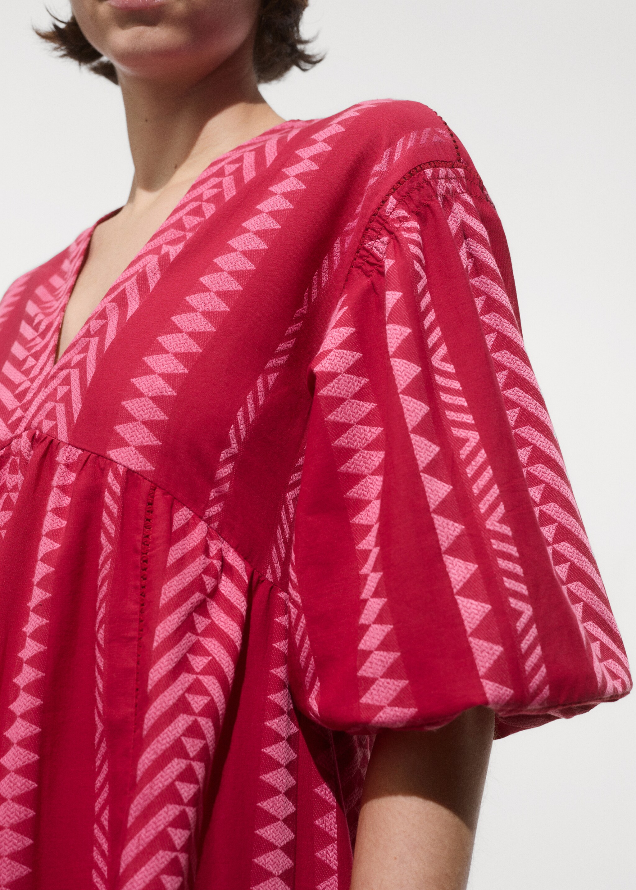 Robe midi en imprimé géométrique - Détail de l'article 6