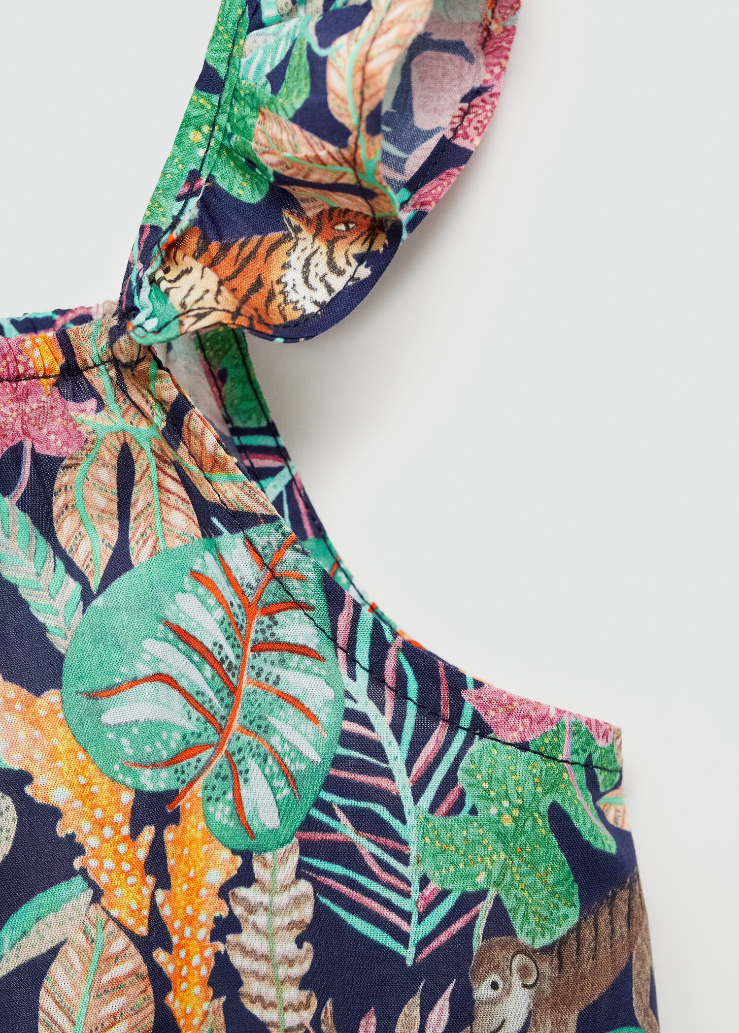 Bluse mit tropischem Print - Detail des Artikels 8