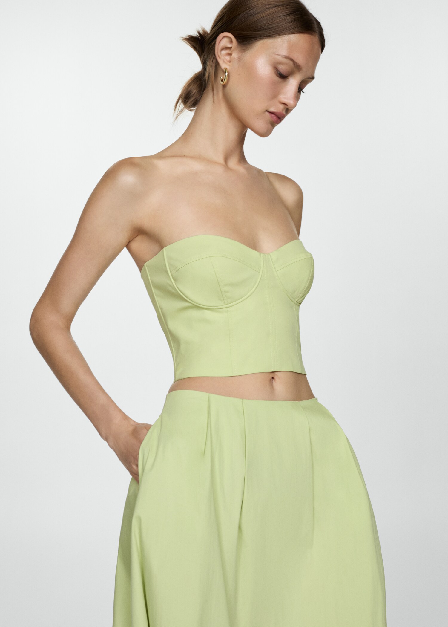Long flared skirt - Details of the article 1