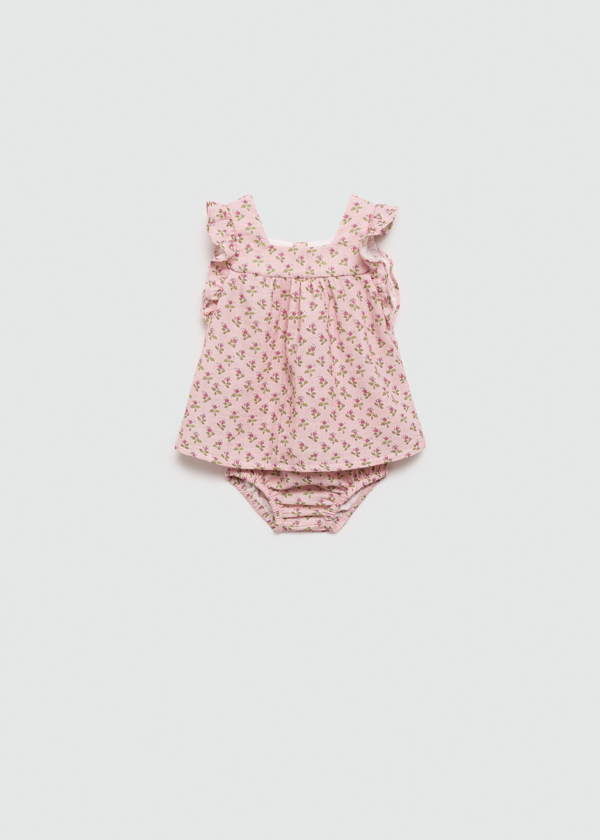 Robe et culotte coton - Article sans modèle, Rose. Ref: 77050382-00.