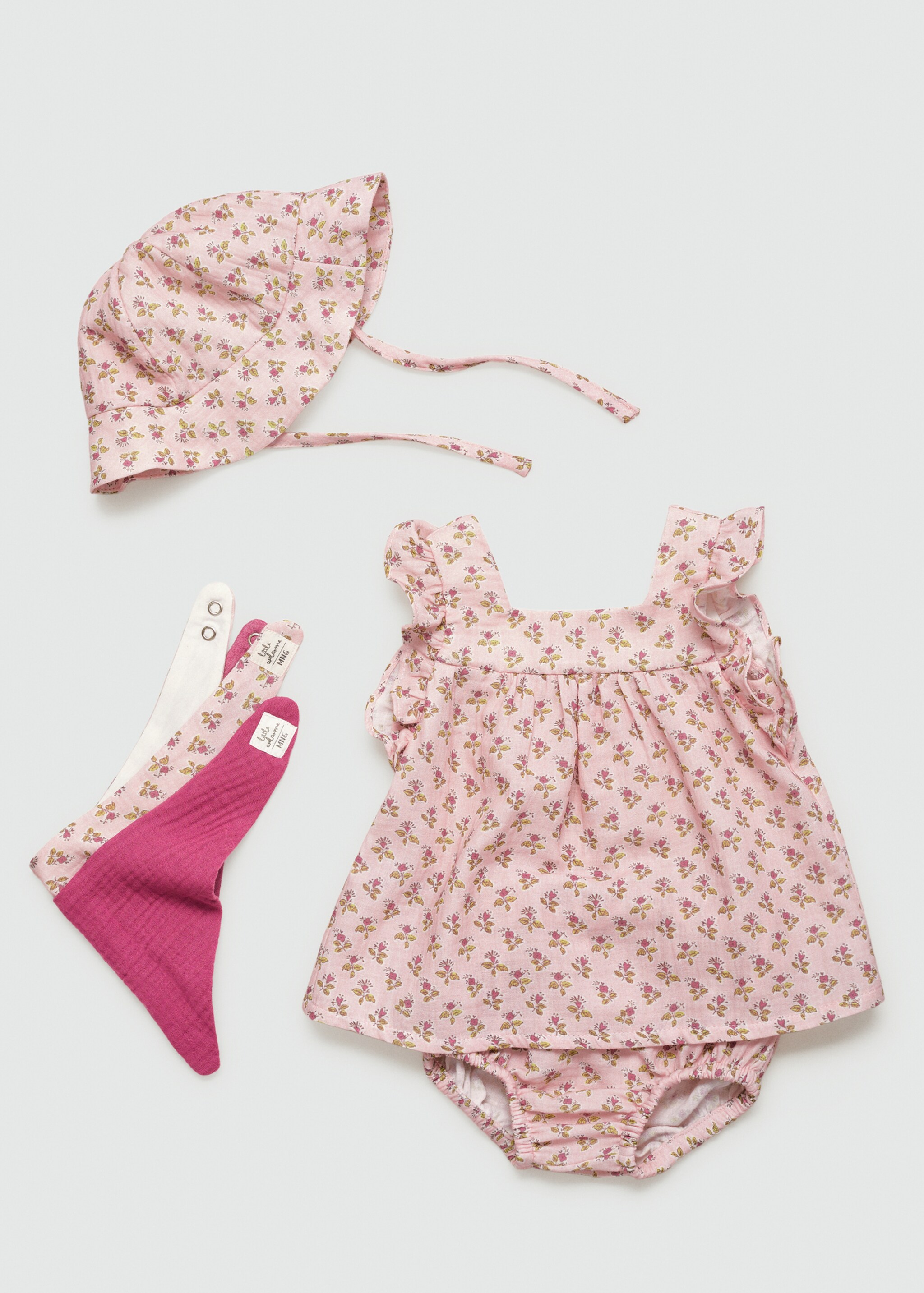 Robe et culotte coton - Détail de l'article 7, Rose. Ref: 77050382-00.