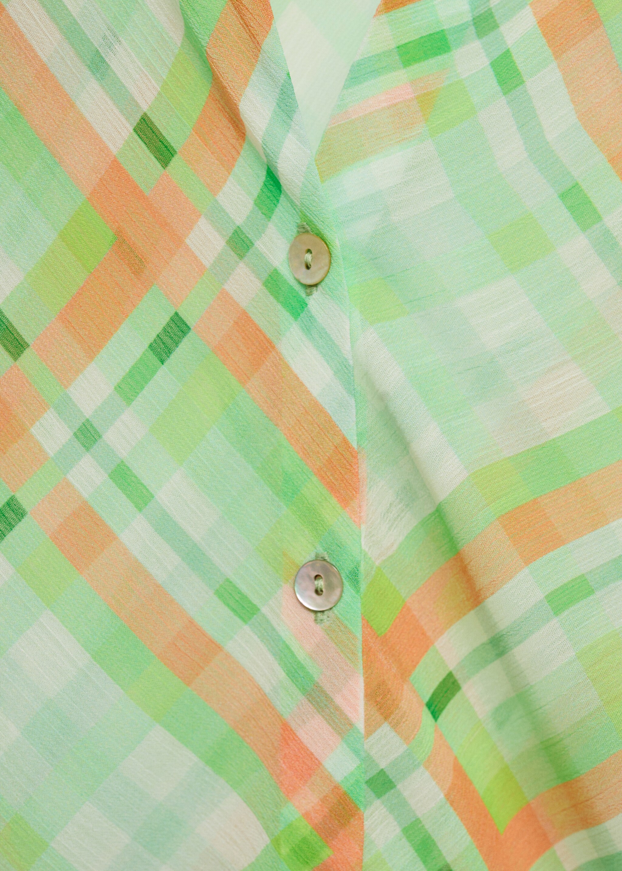 Check-print shirt - Details of the article 0