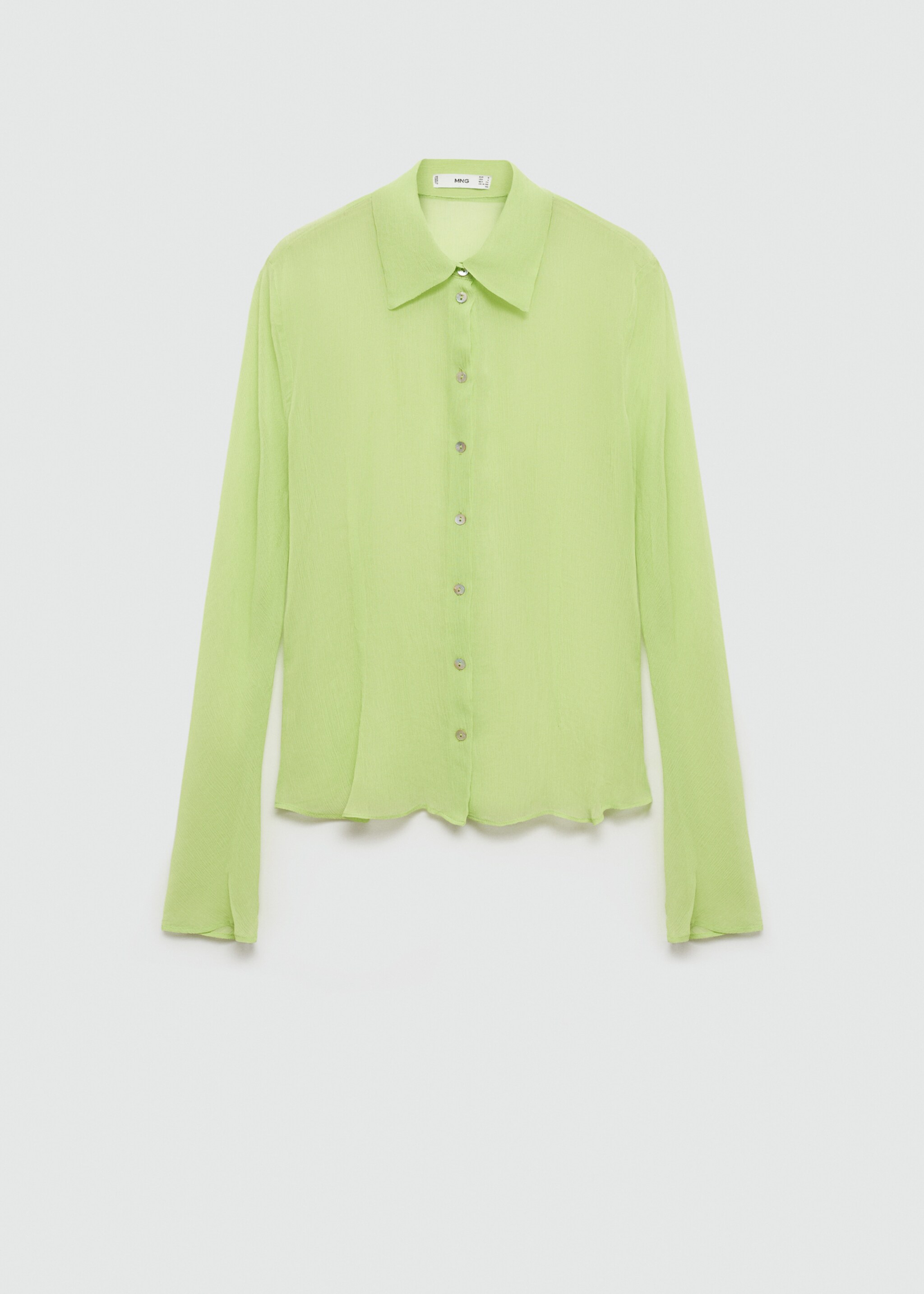 Flowy textured blouse - Article without model