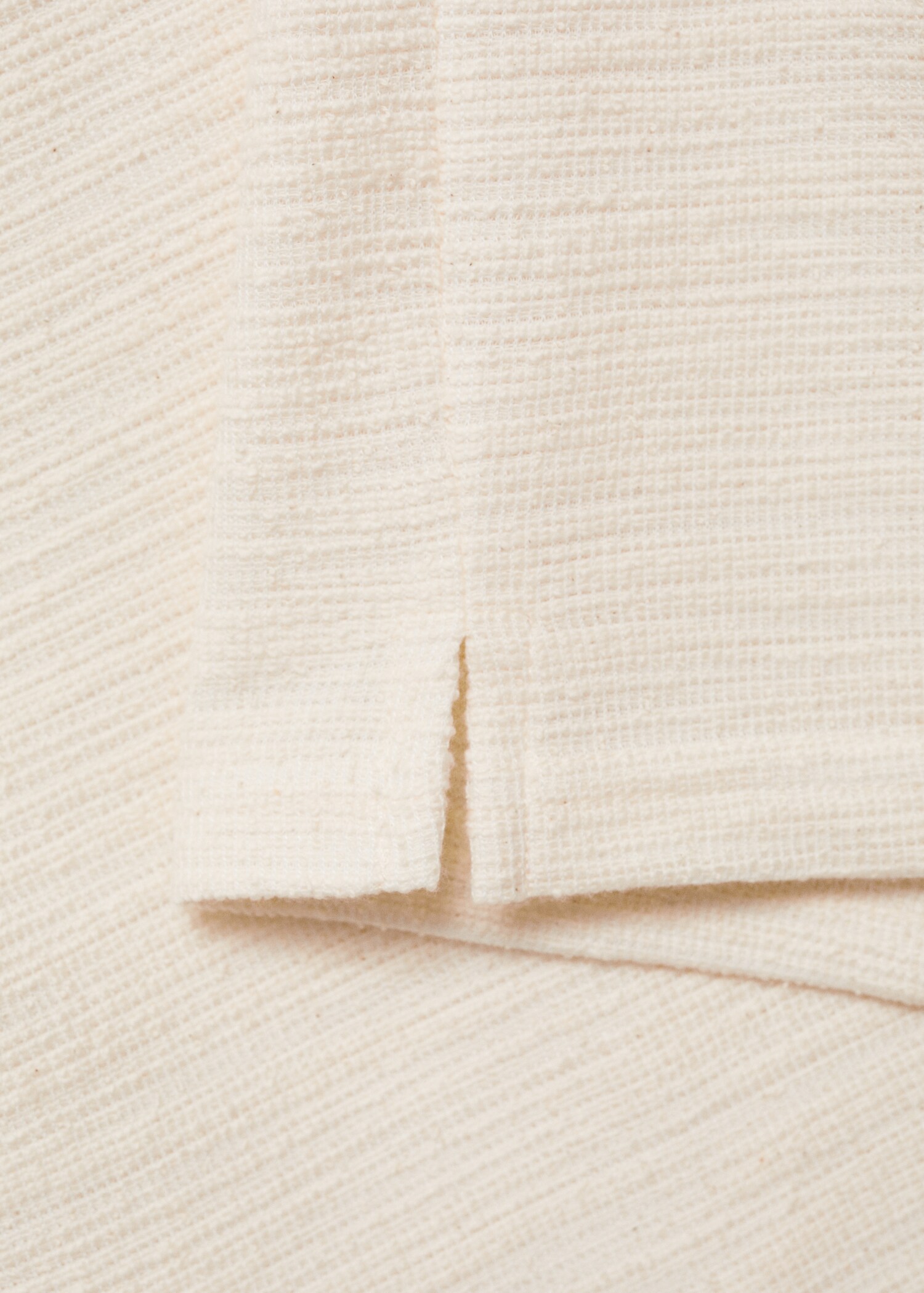 Getextureerd gebreid regular-fit poloshirt - Detail van het artikel 0