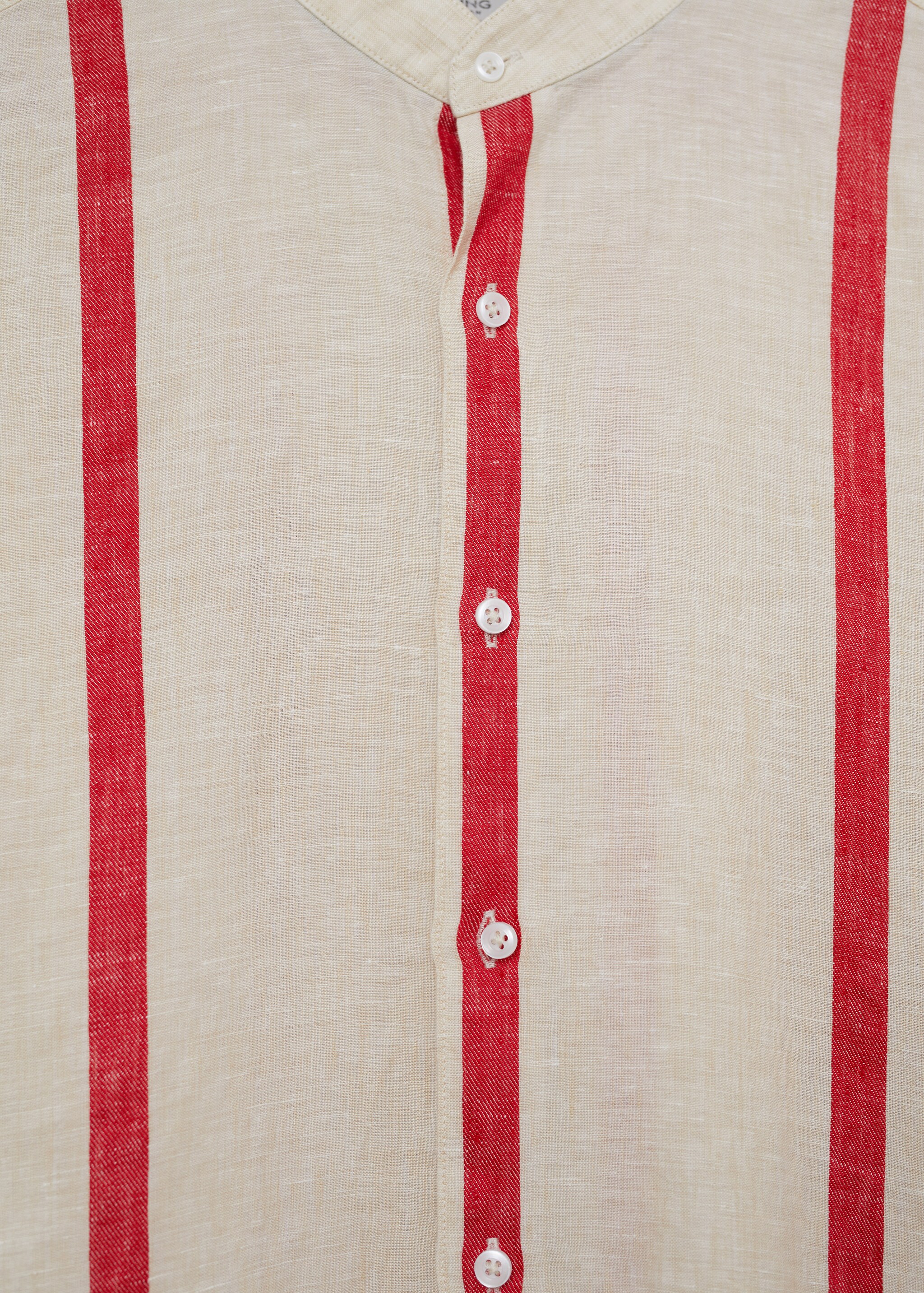 Camisa regular fit 100% lino - Detalle del artículo 8