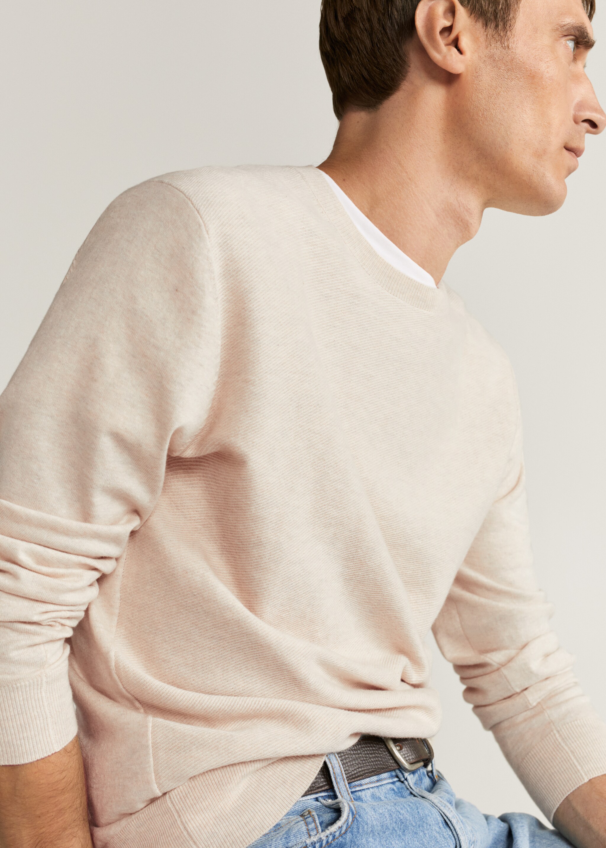 Pull coton cachemire - Plan moyen