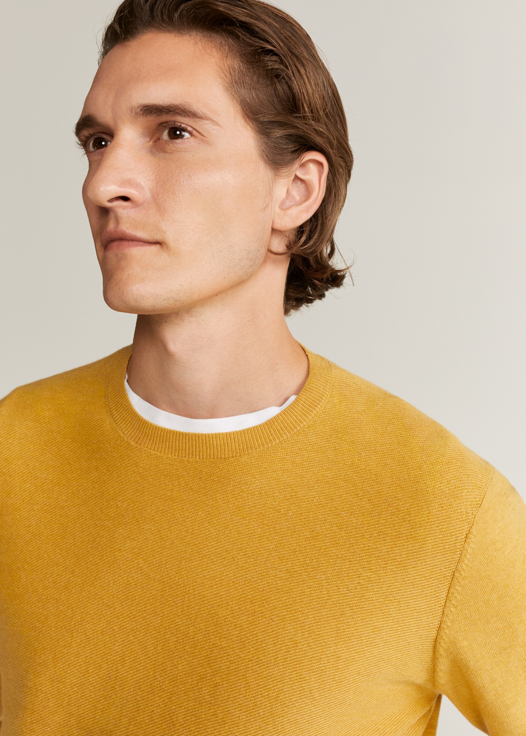 Pull coton cachemire - Plan moyen