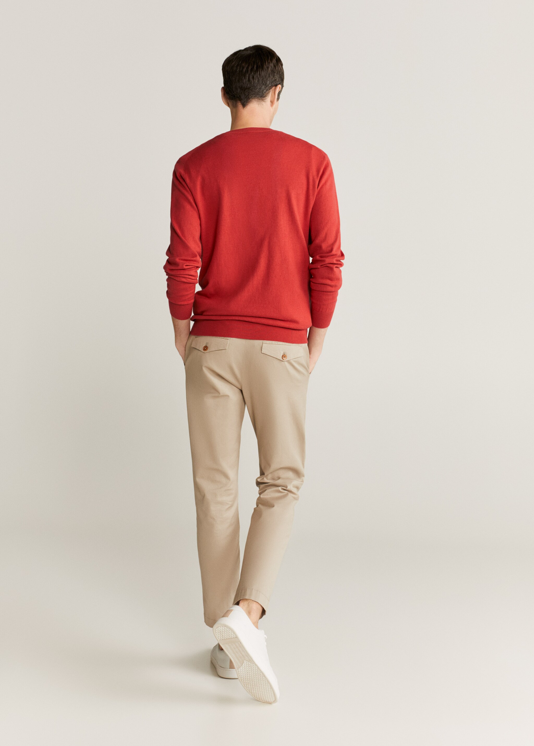 Pull coton cachemire - Verso de l’article