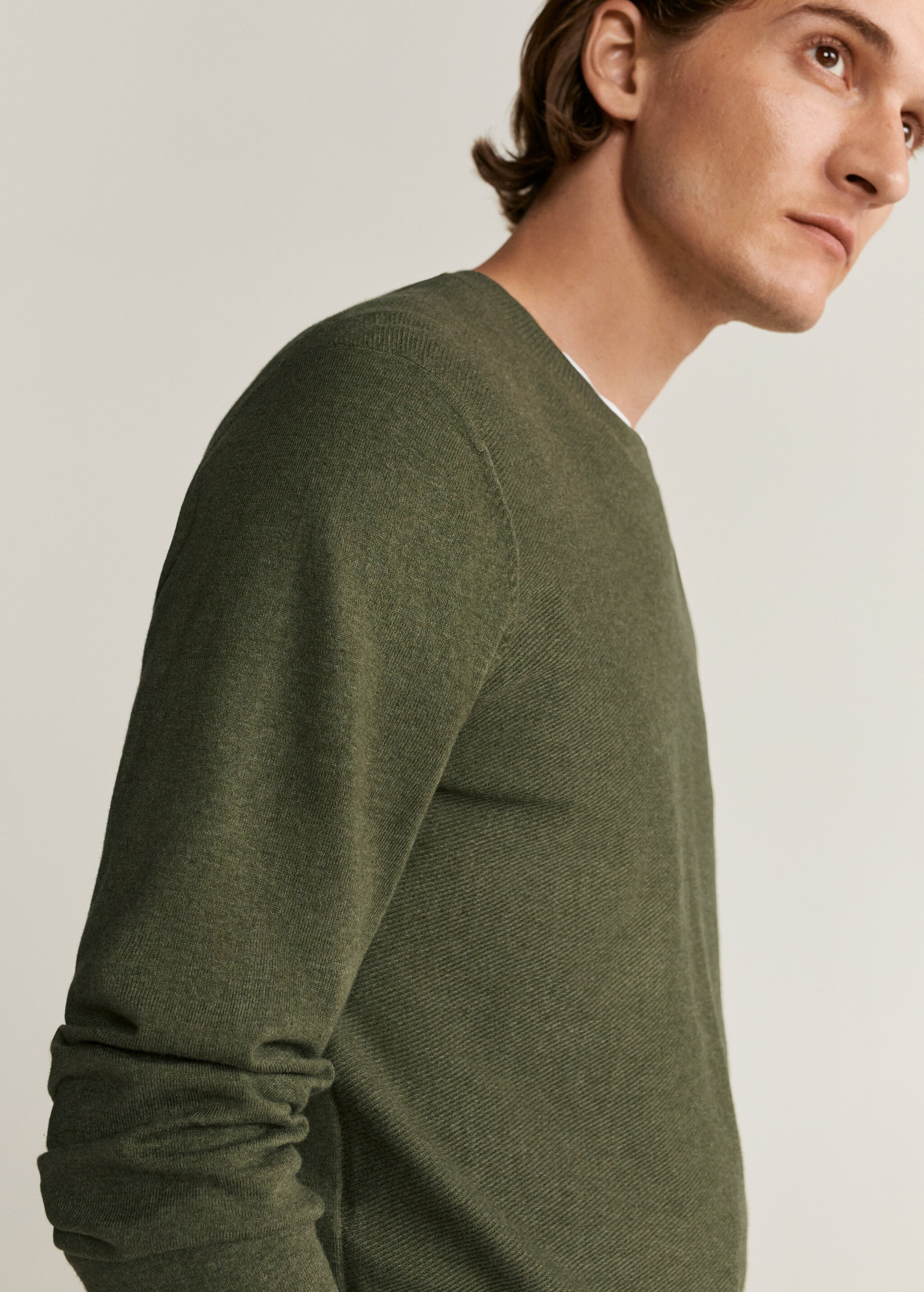 Pull coton cachemire - Plan moyen