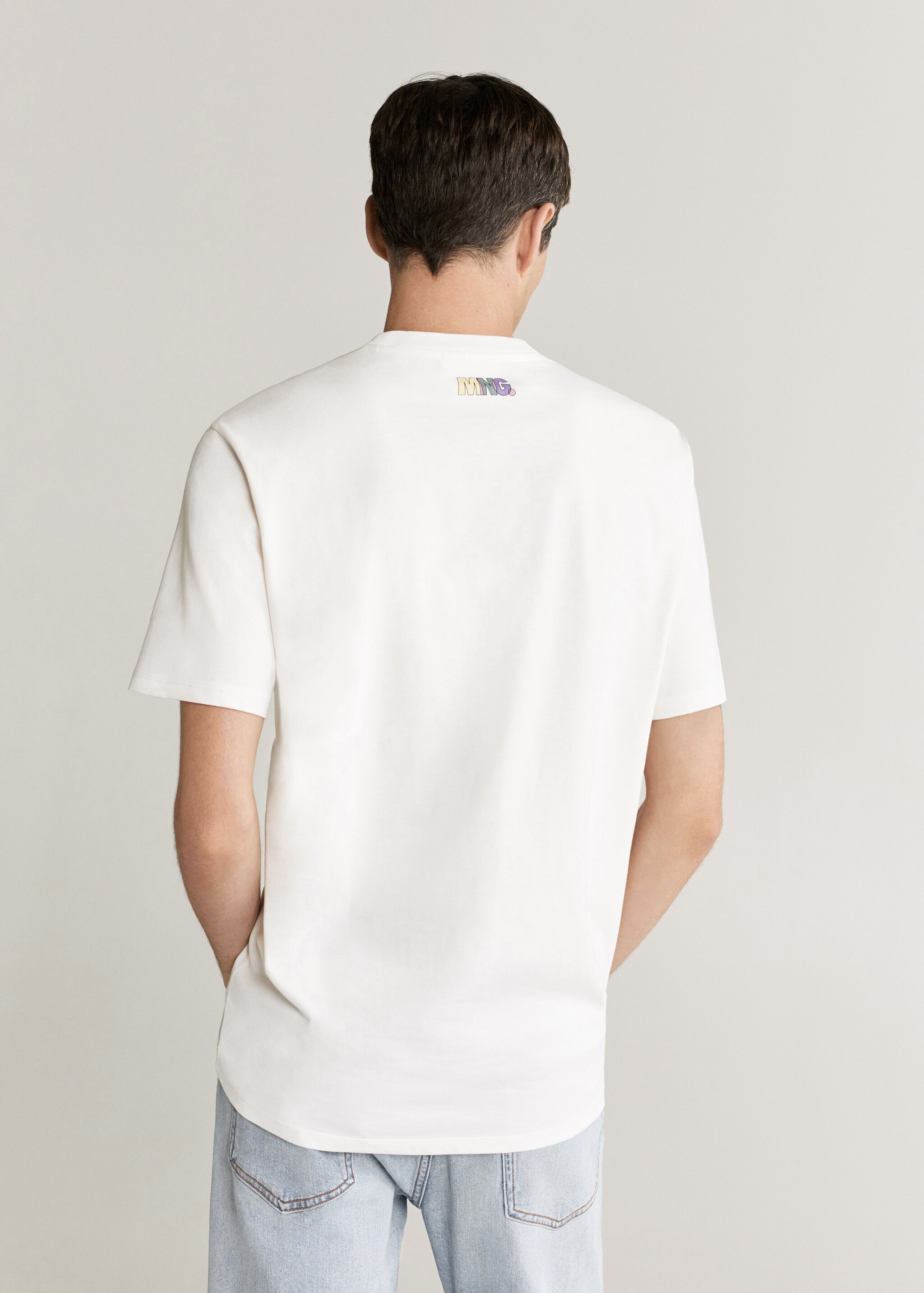 Camiseta algodón logo - Reverso del artículo