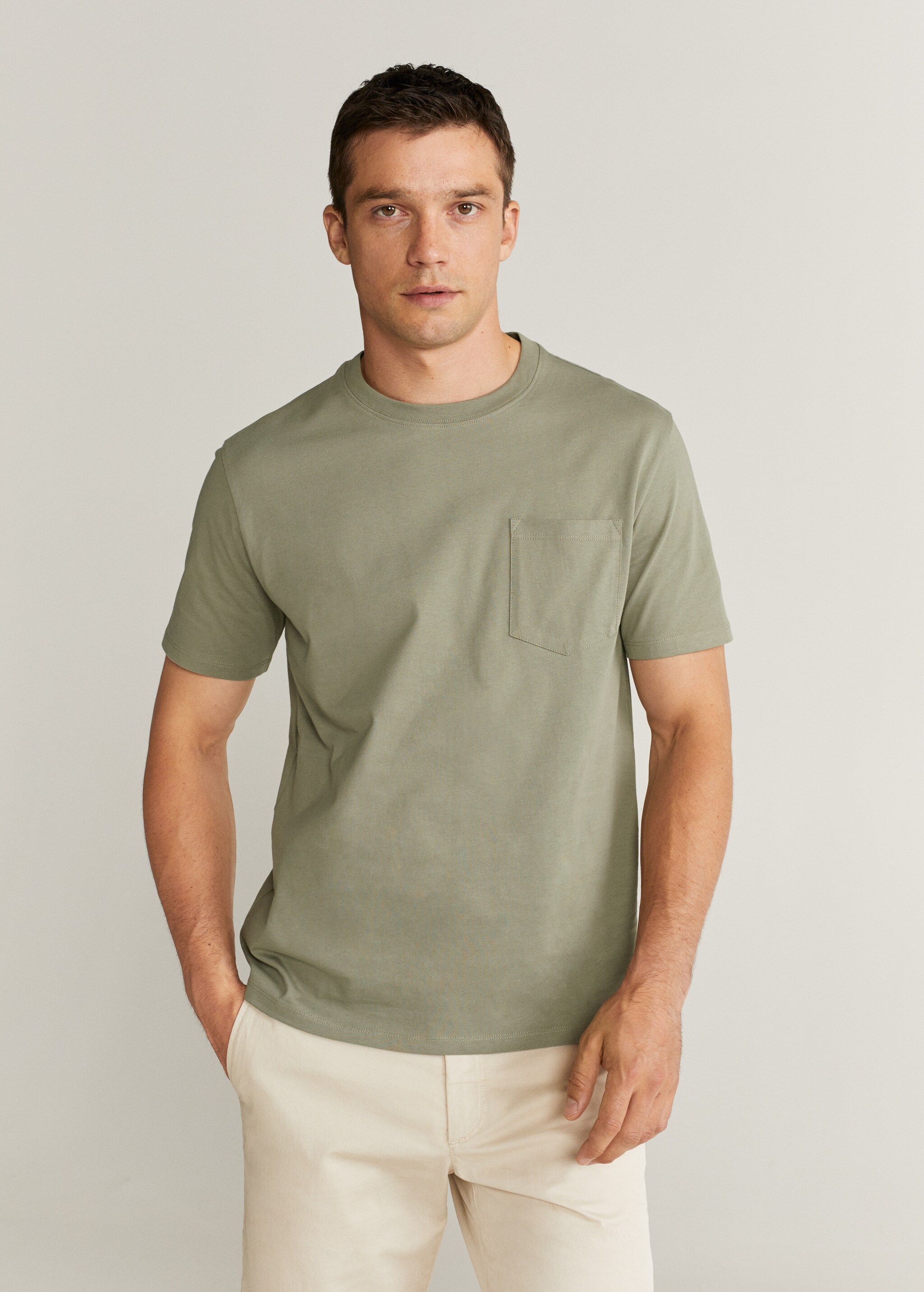Camiseta algodón logo - Plano medio