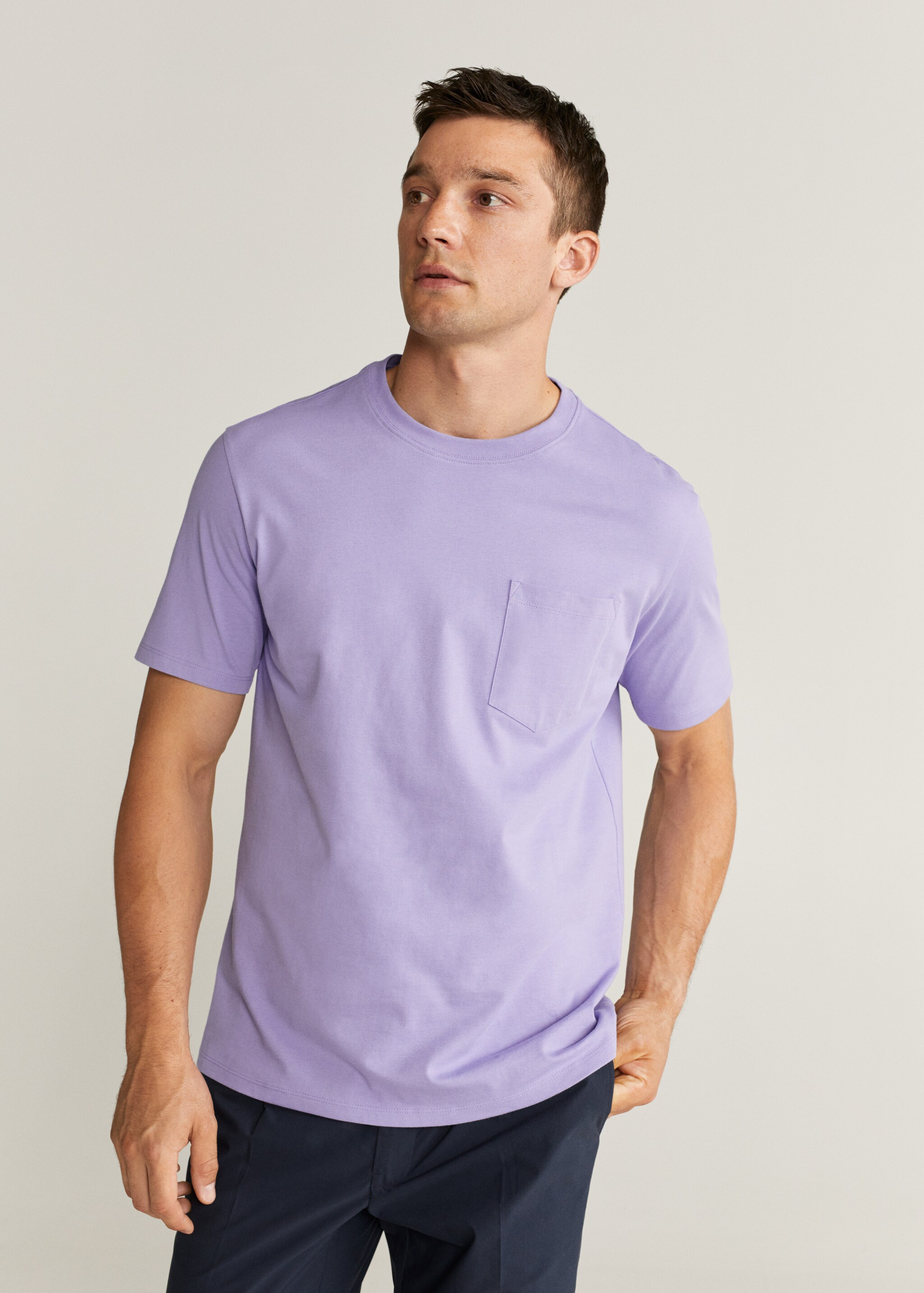 Camiseta algodón logo - Plano medio