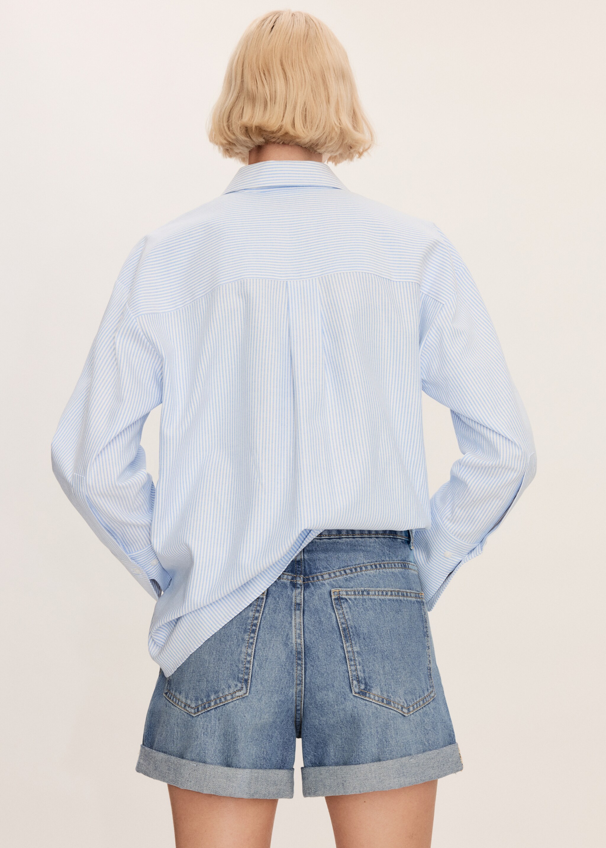 Short jean mom-fit - Verso de l’article