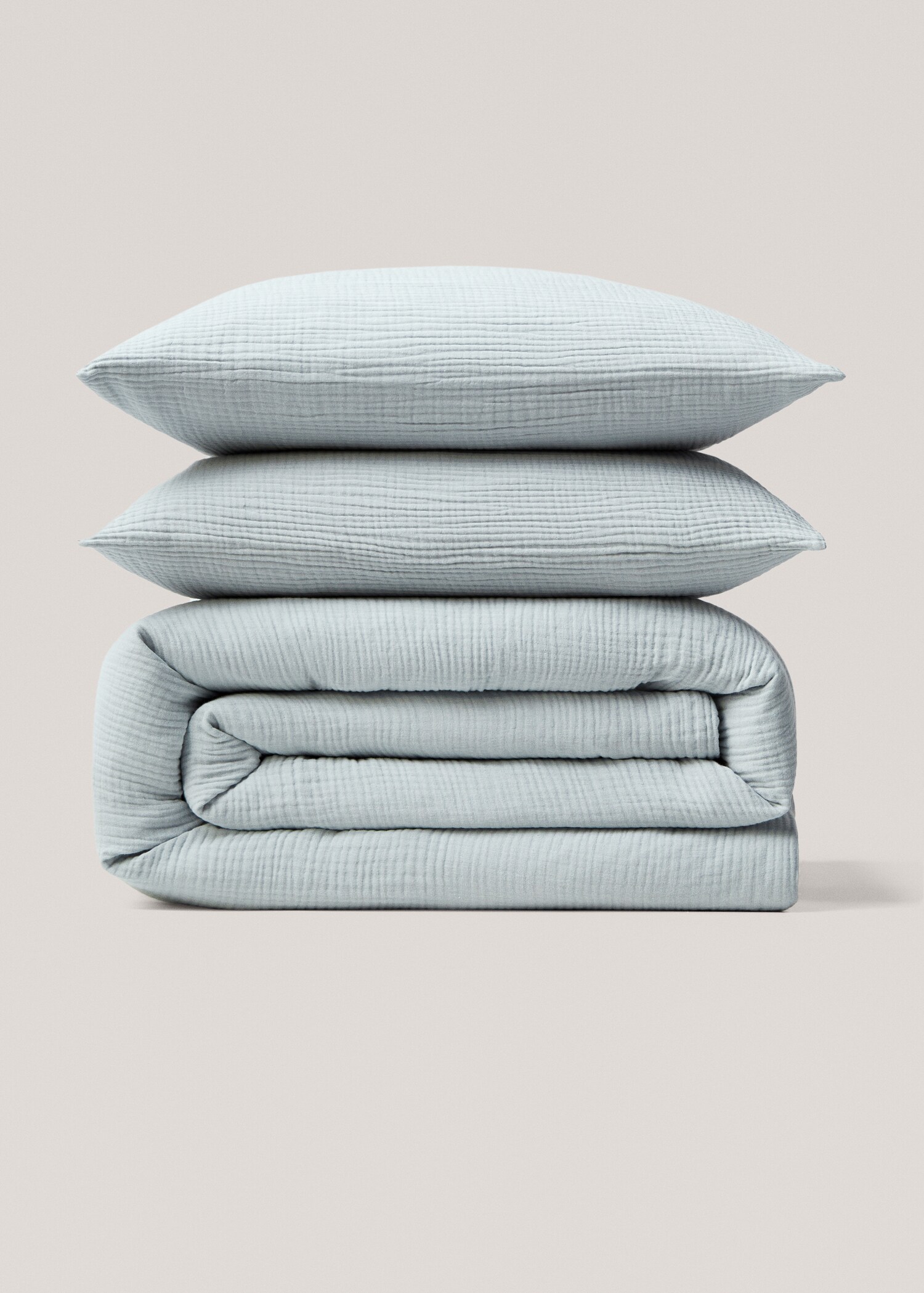 Cotton gauze duvet cover for king bed - Article without model