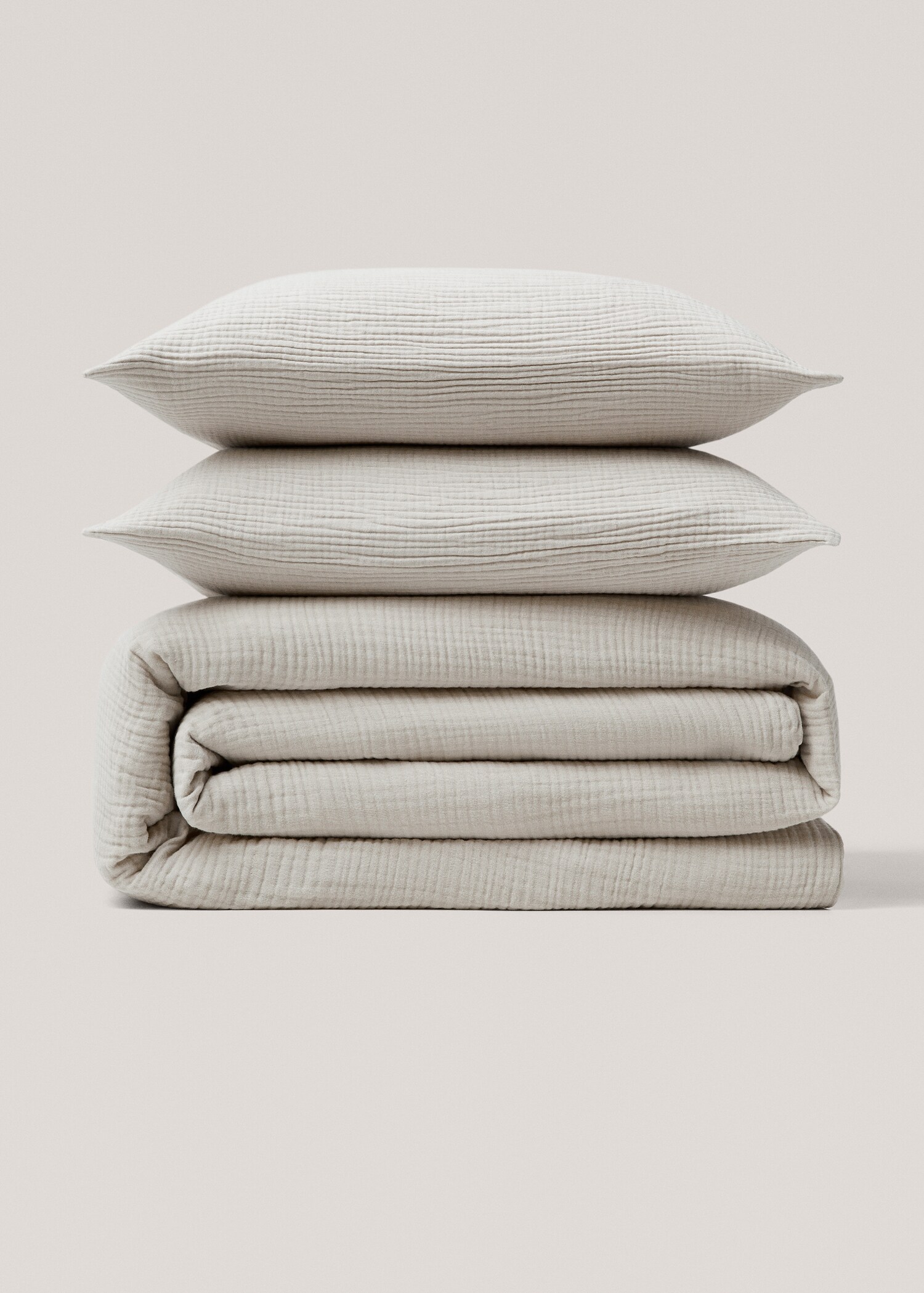 Cotton gauze duvet cover for king bed - Article without model