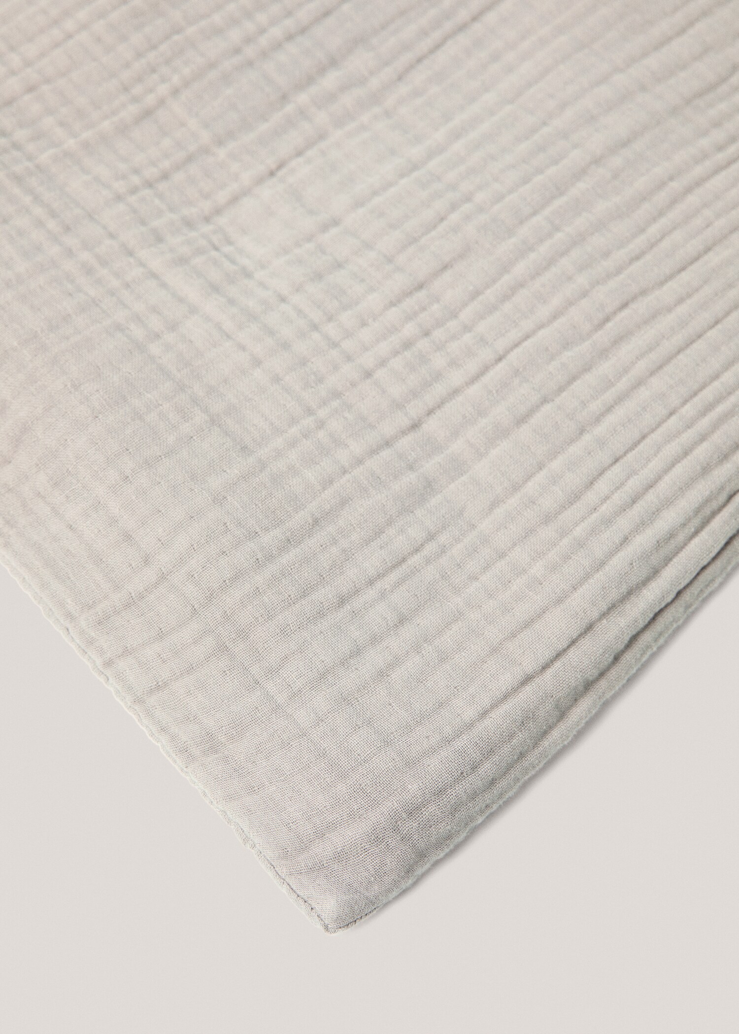 Cotton gauze duvet cover for king bed - Details of the article 3