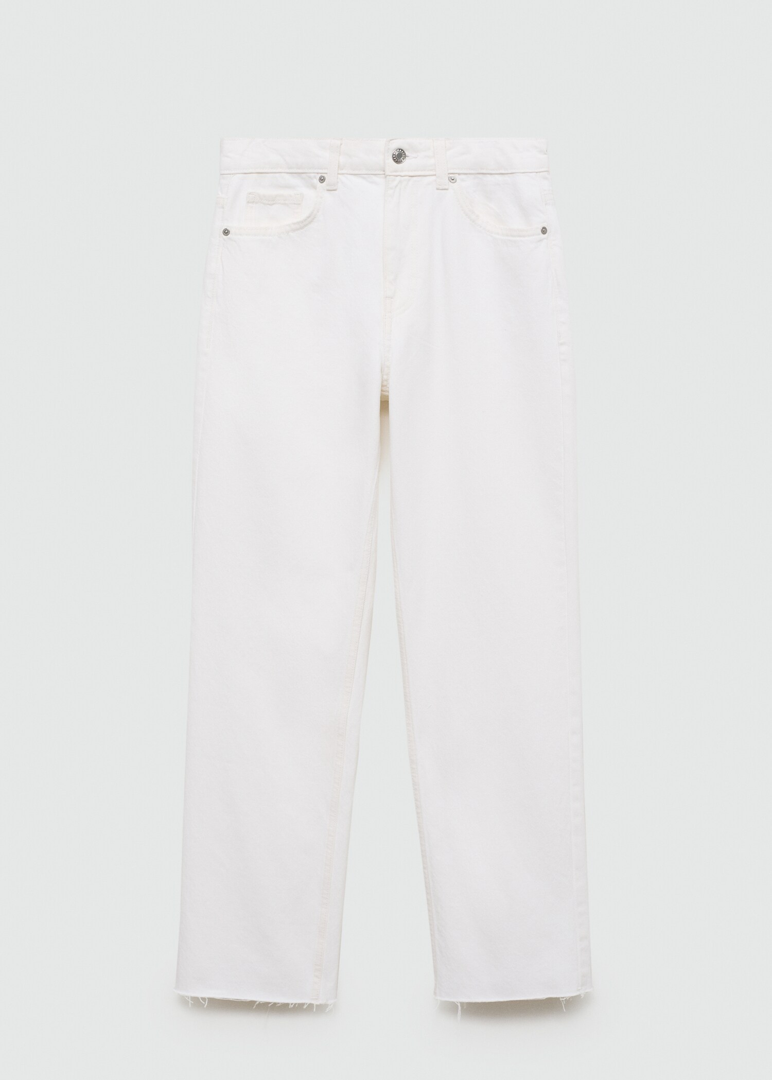 Τζιν Blanca ίσιο crop - Προϊόν χωρίς μοντέλο