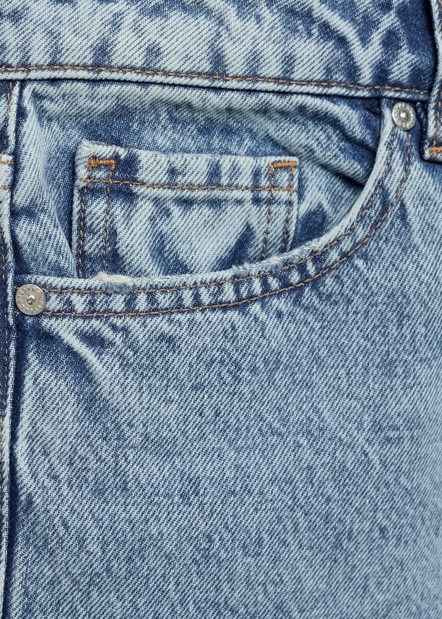 Gerade Jeans Blanca in Cropped-Länge - Detail des Artikels 0