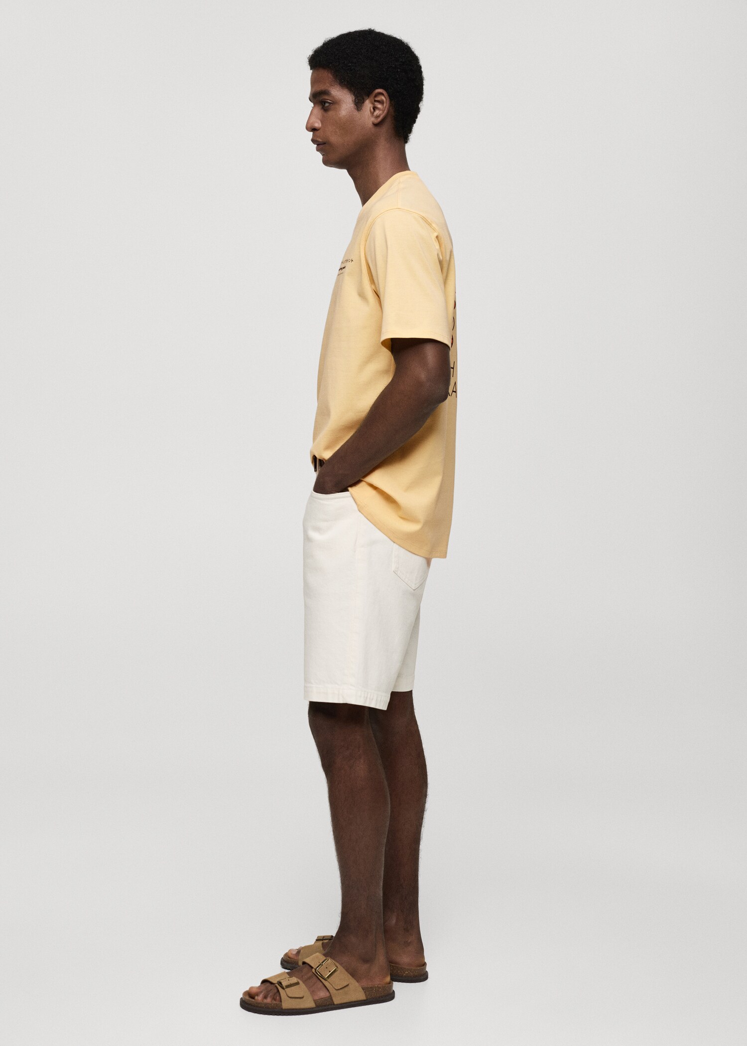 Printed cotton-blend T-shirt - Details of the article 2