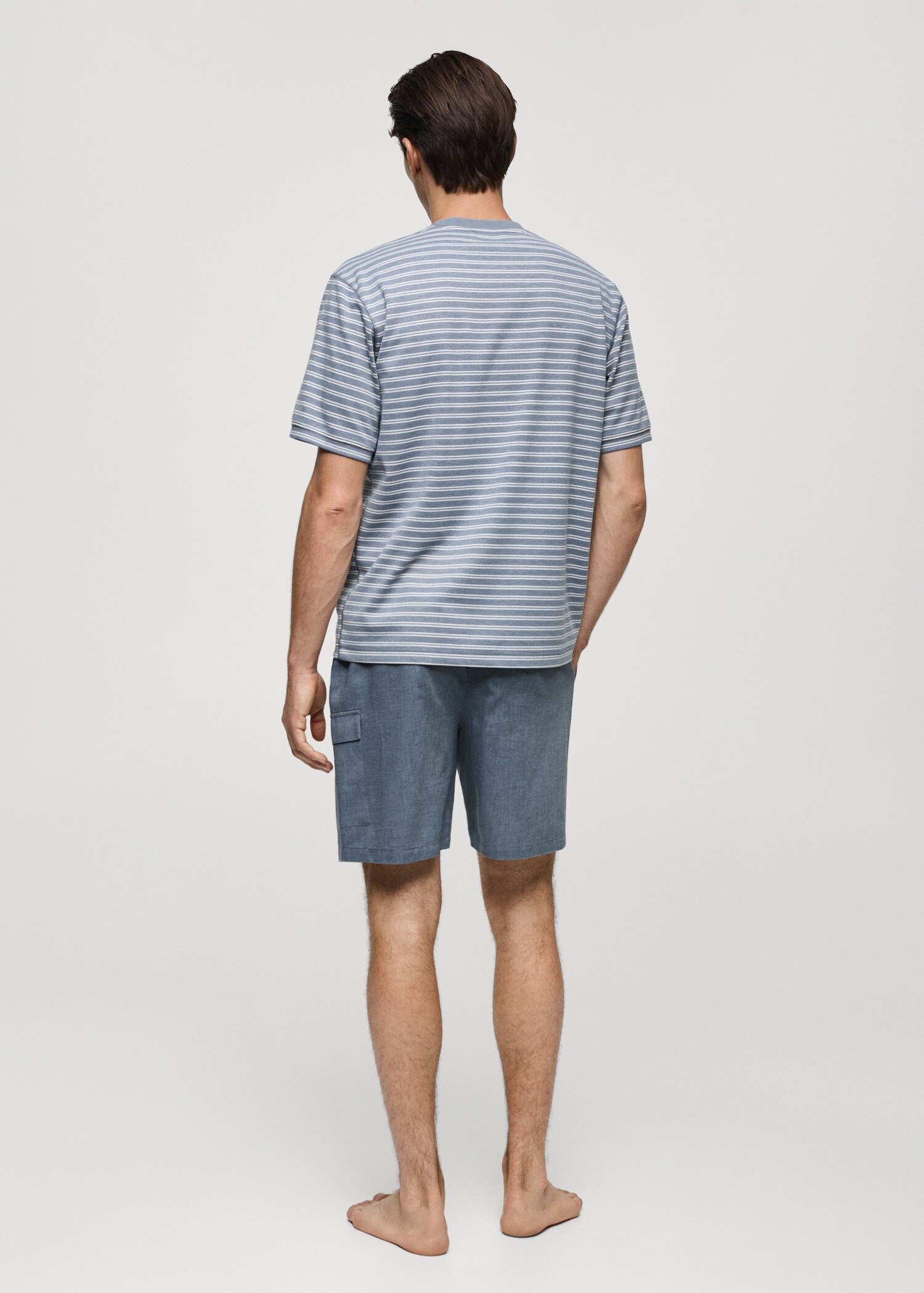 Pack pijama algodón rayas - Reverso del artículo