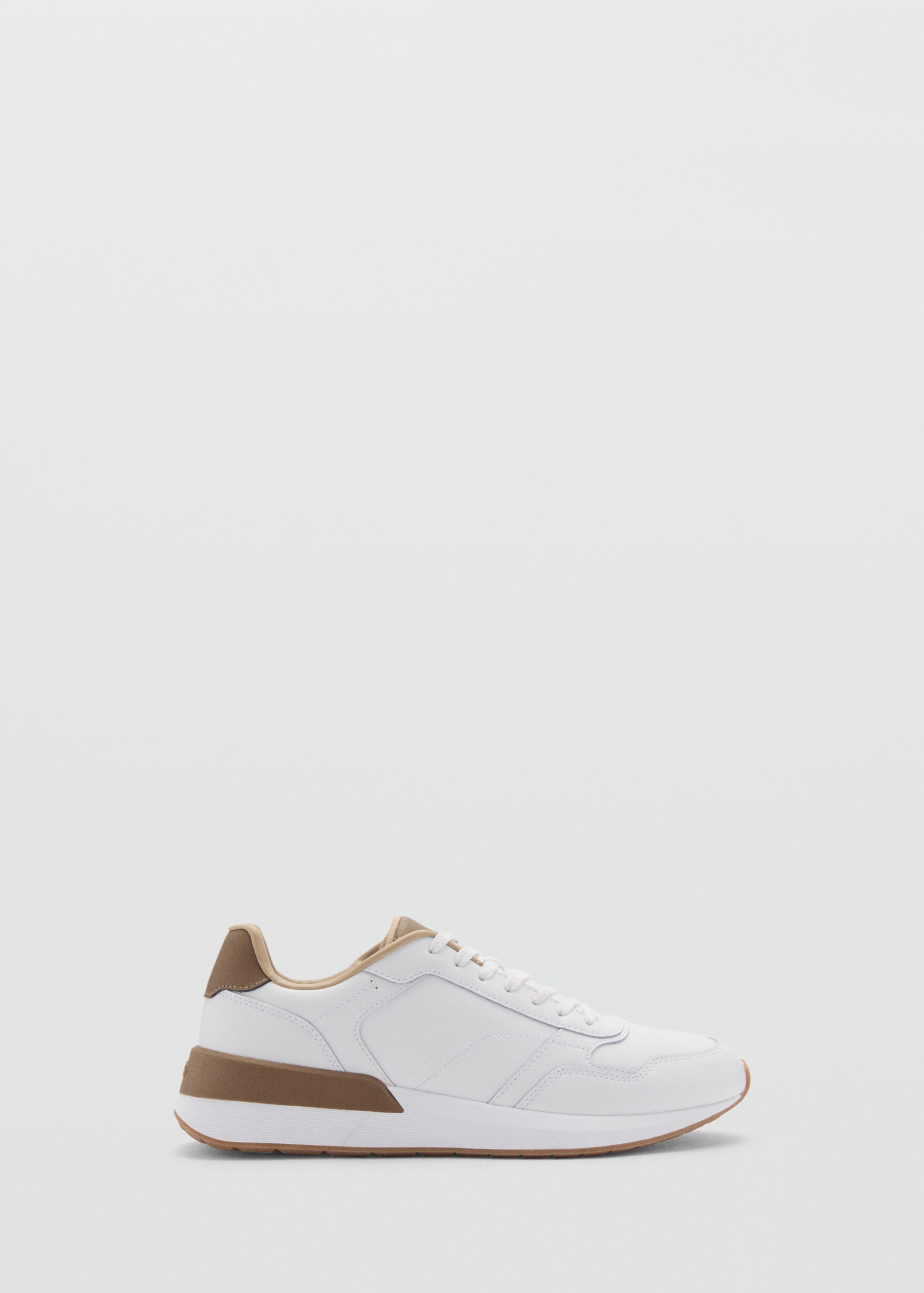 Kombinierte Leder-Sneakers - Artikel ohne Model