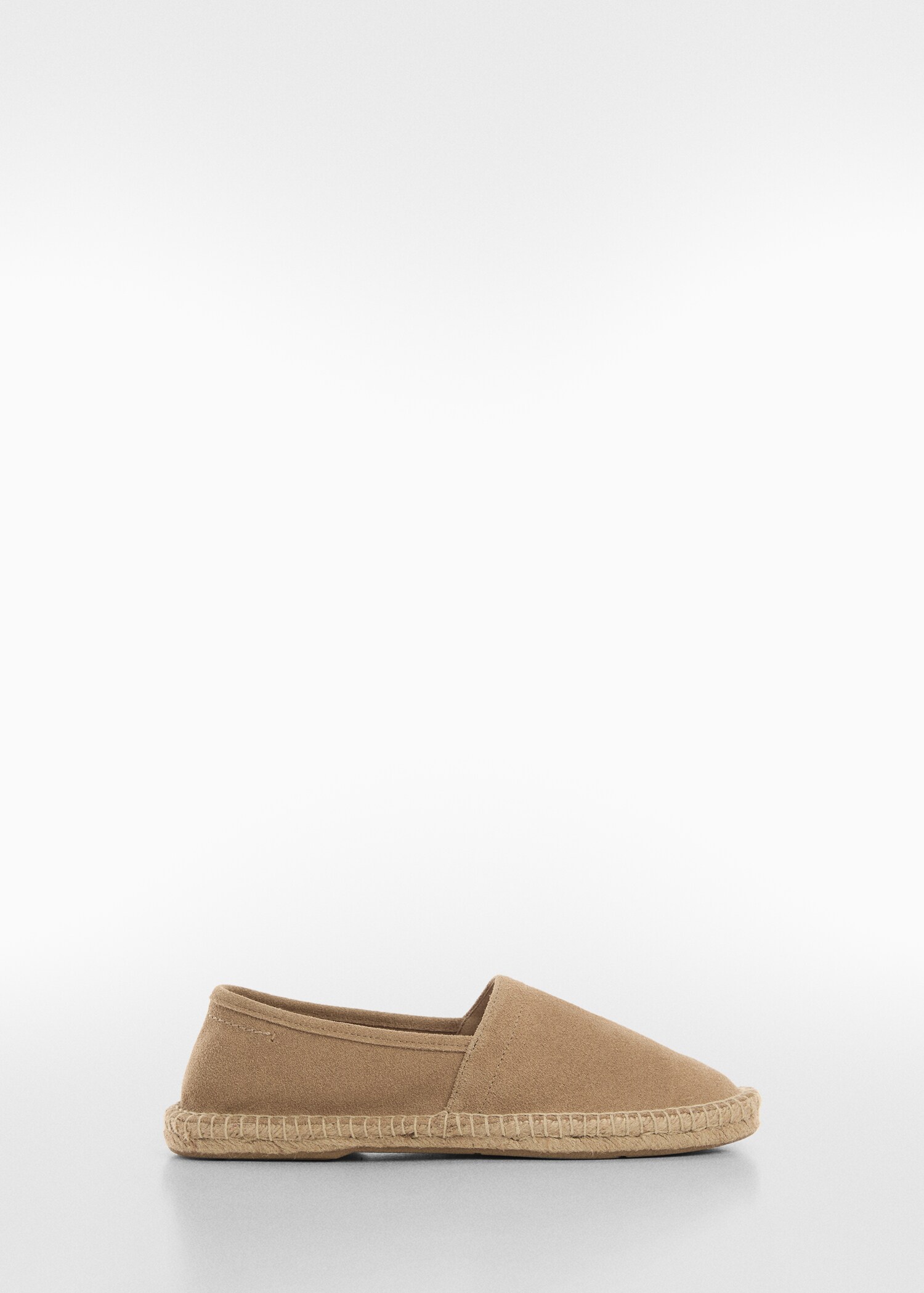 Espadrilles cuir suède jute - Article sans modèle
