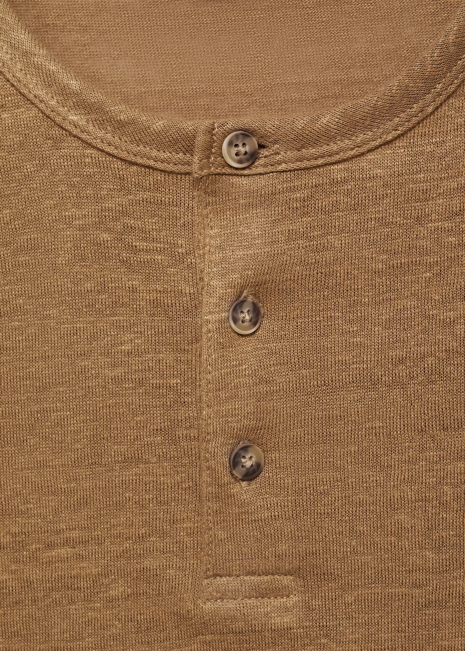 T-shirt lin et coton mélangés - Détail de l'article 8