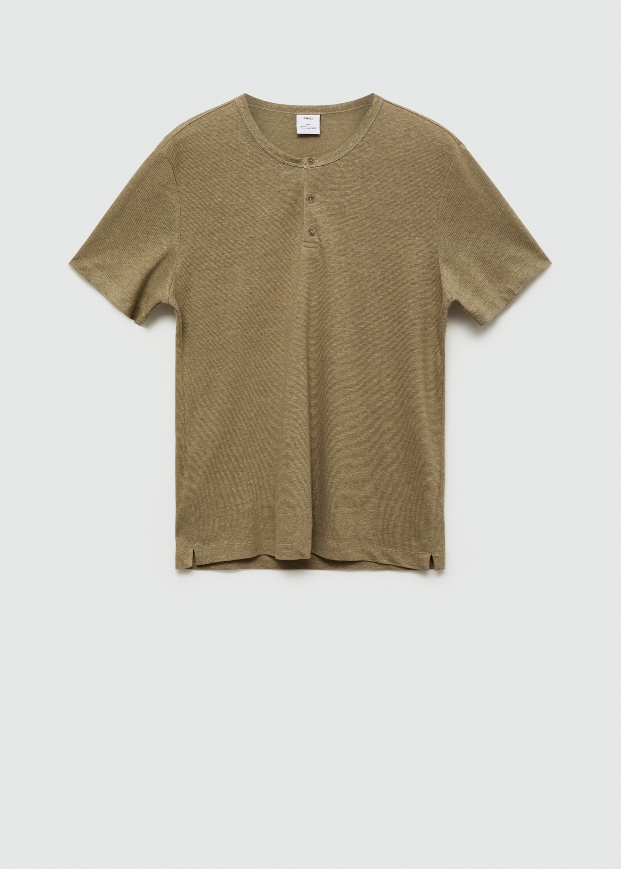 T-shirt lin et coton mélangés - Article sans modèle