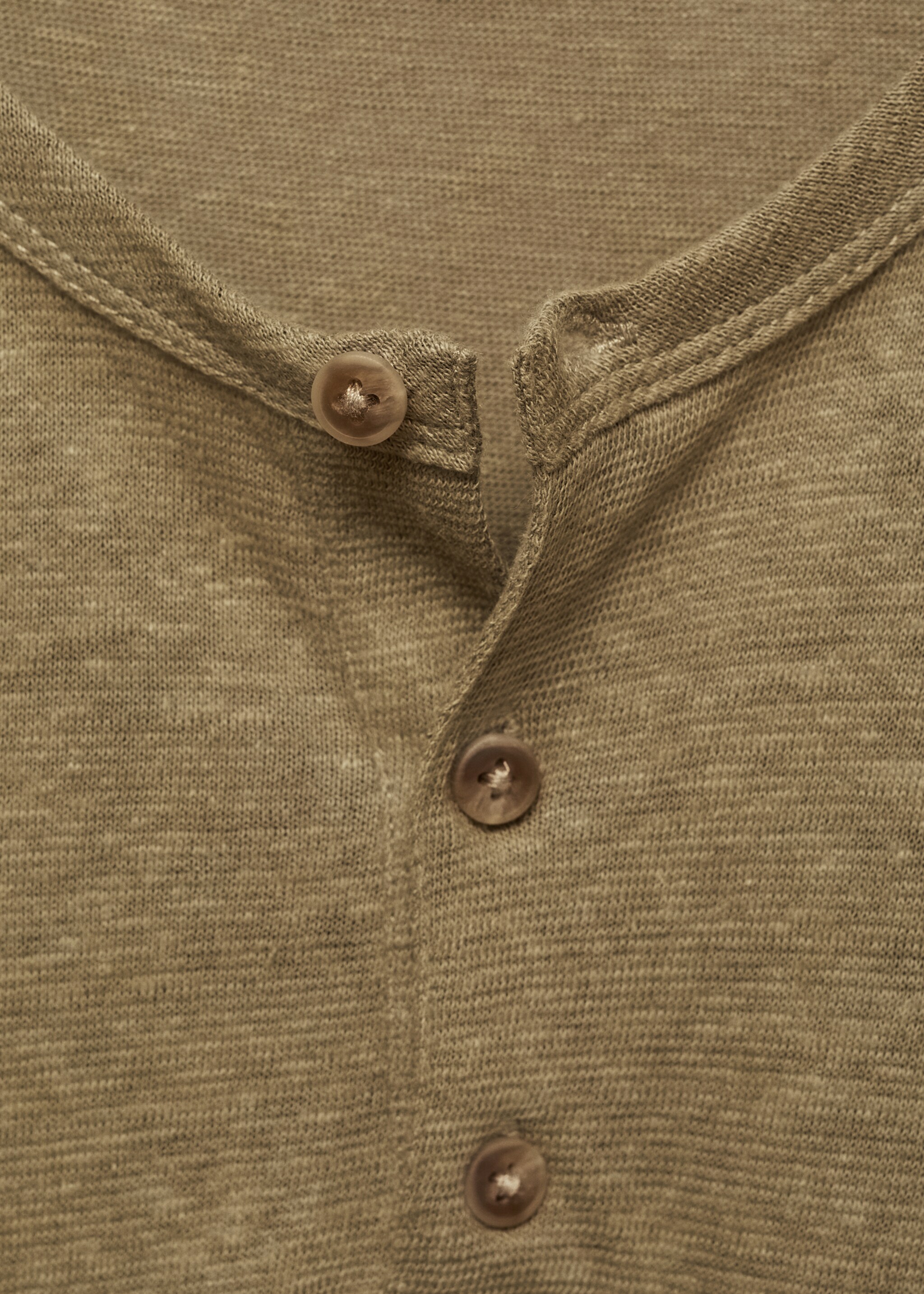 T-shirt lin et coton mélangés - Détail de l'article 8