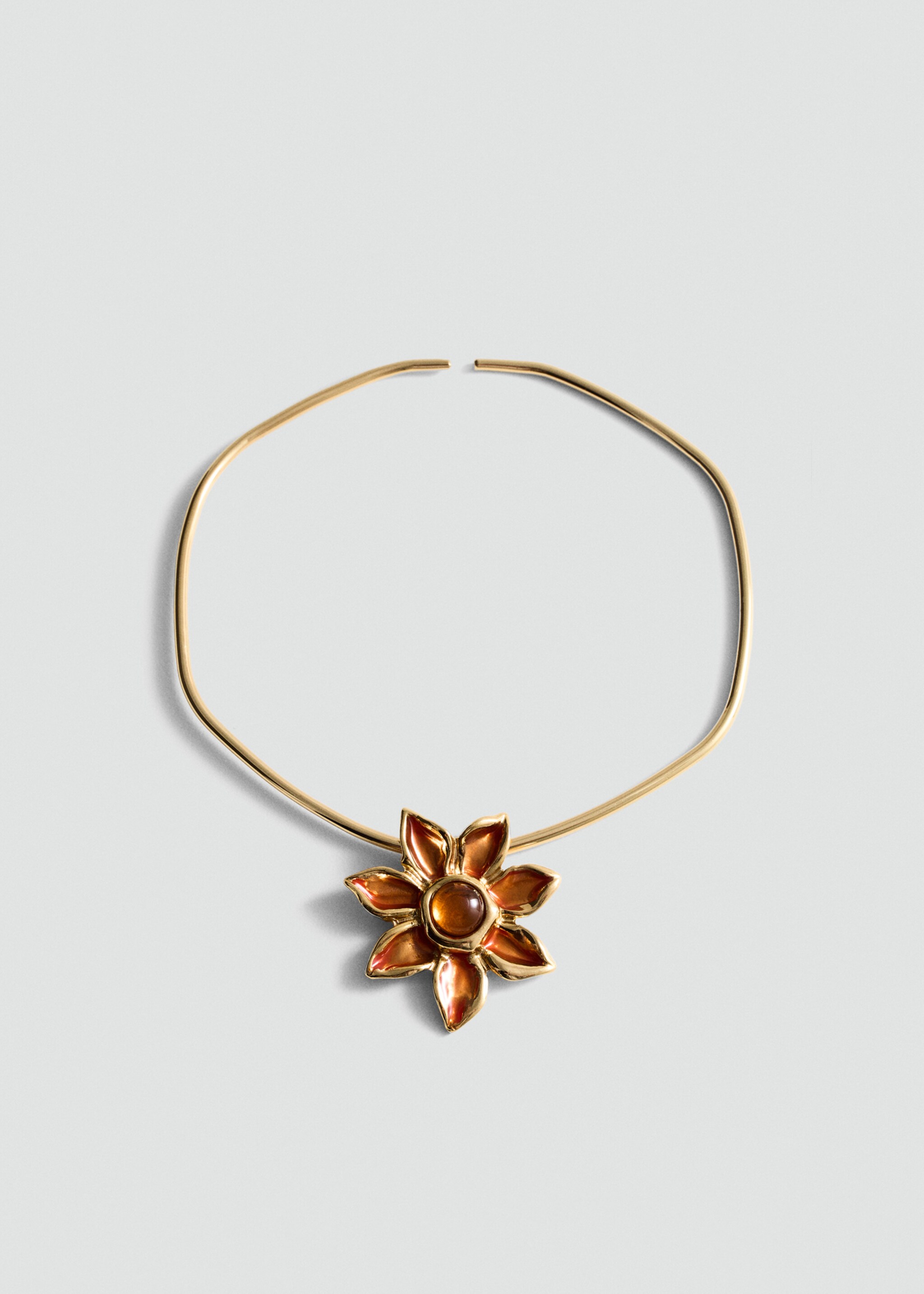 Starrer Choker - Artikel ohne Model, Gold. Ref: 77050598-00.
