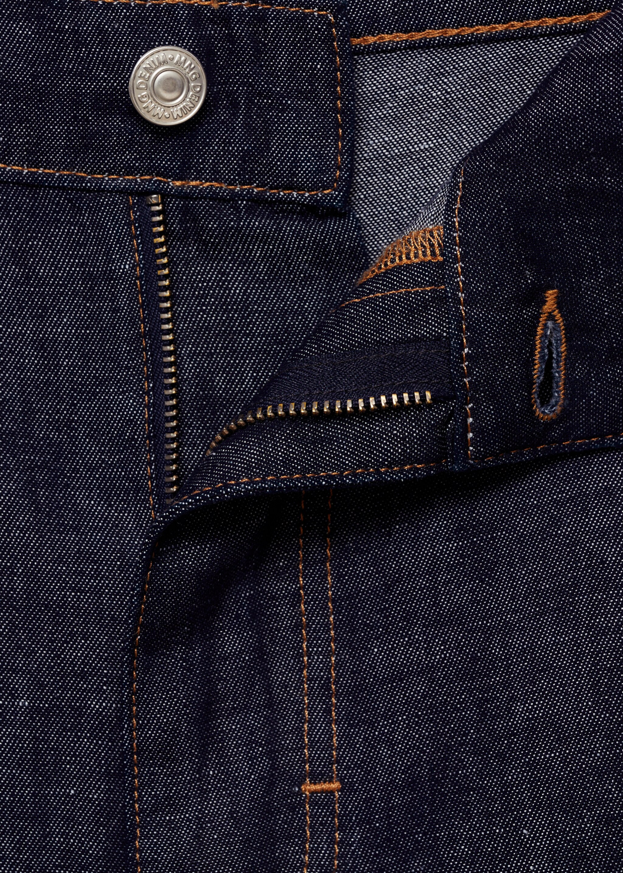 100% cotton denim-effect bermuda shorts - Details of the article 8